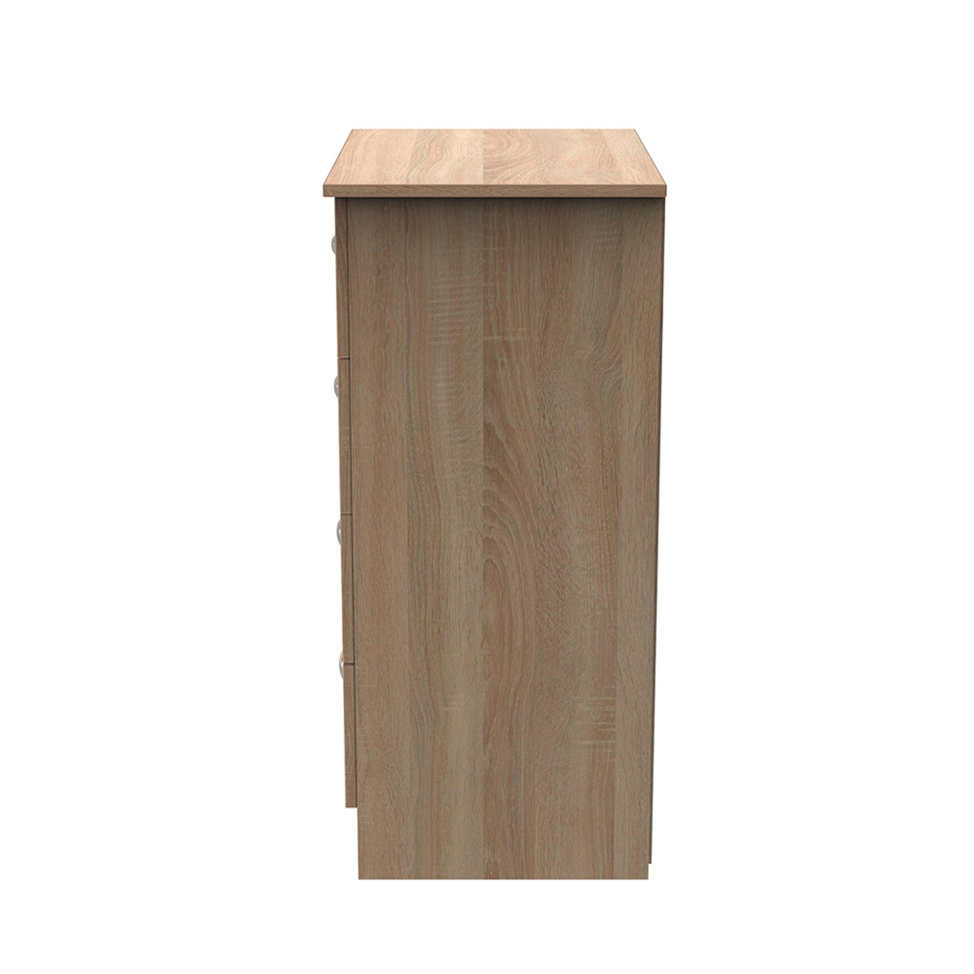 Avon Chest - 4 Drawer - Midi - Oak