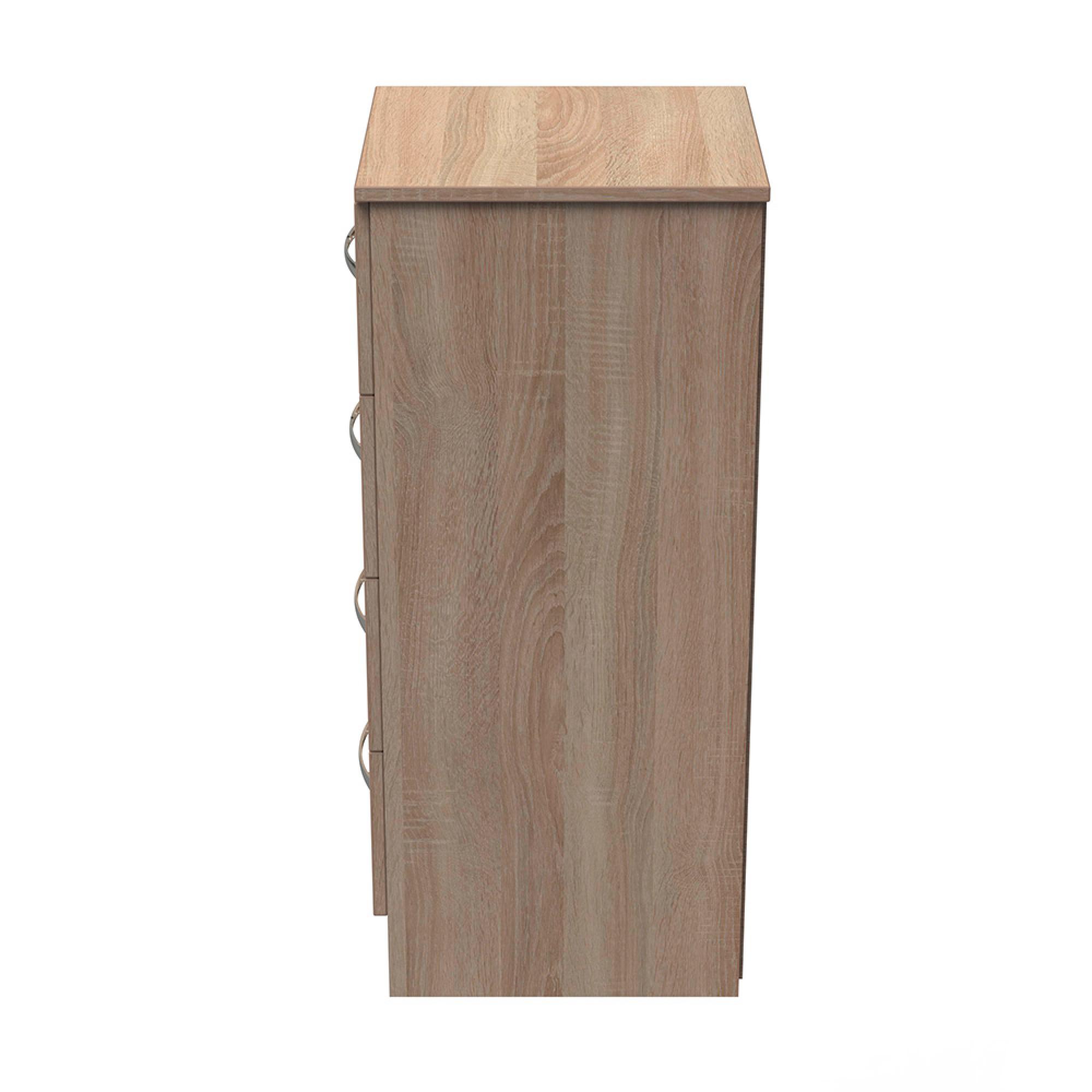 Avon Chest - 4 Drawer - Narrow - Oak
