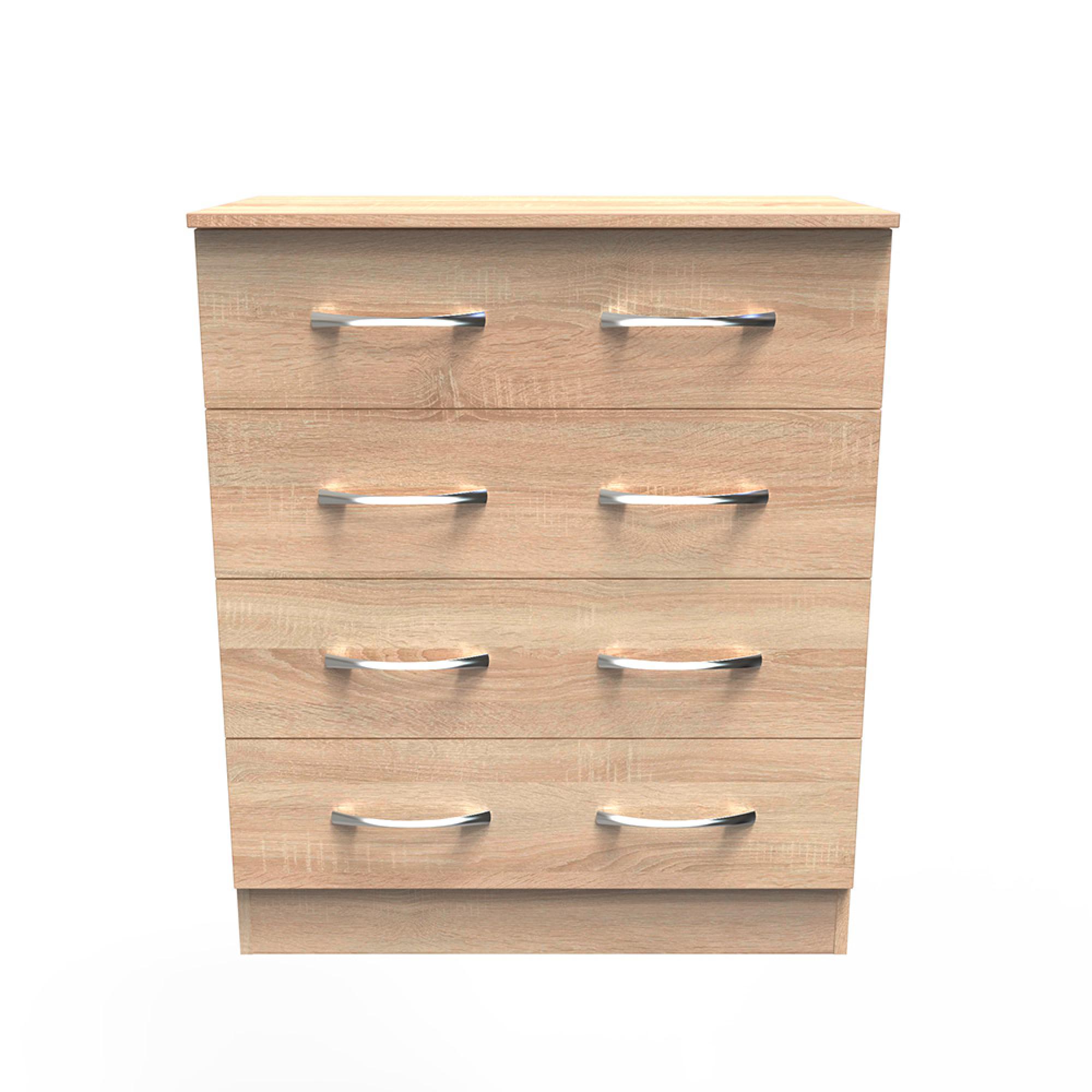 Avon Chest - 4 Drawer - Oak