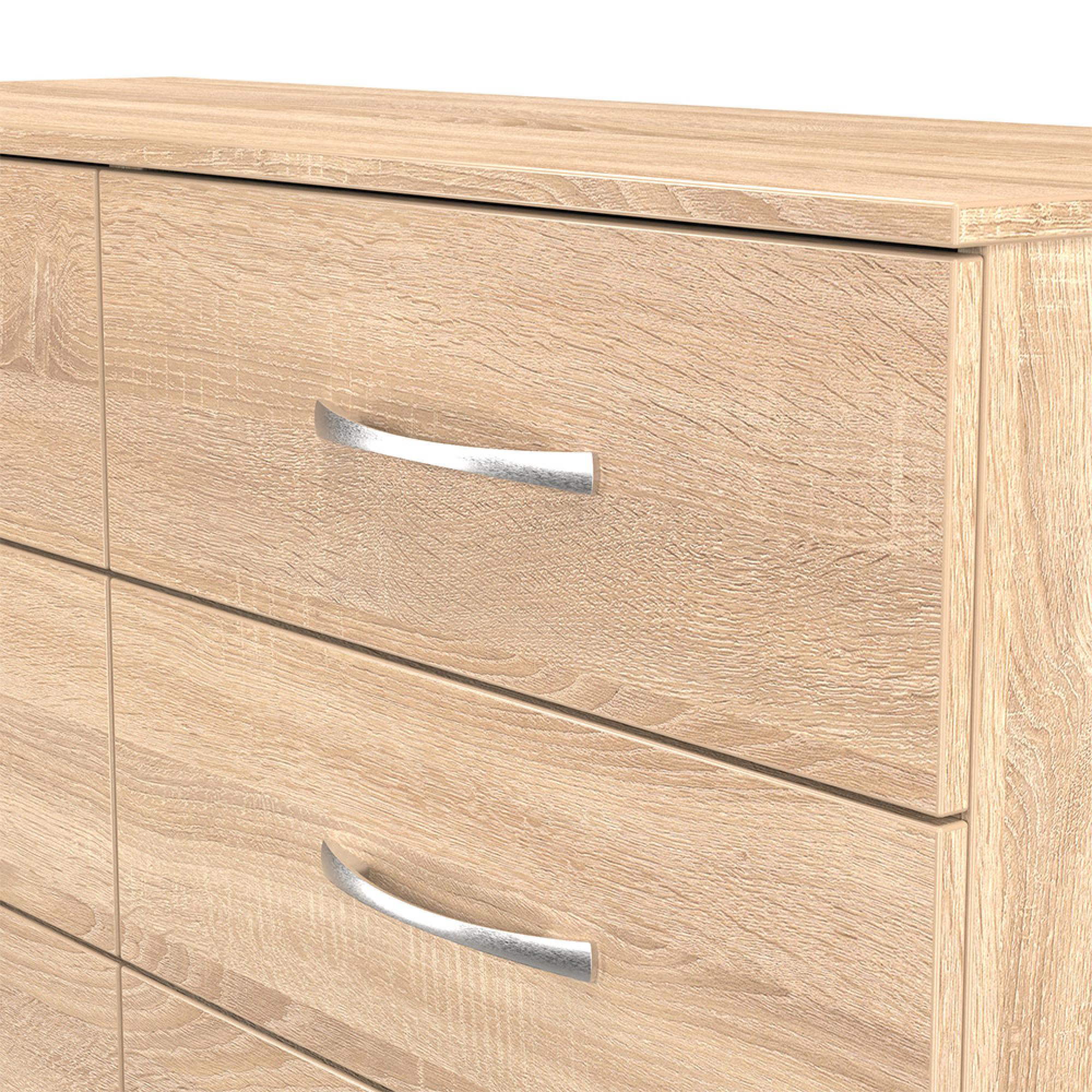 Avon Chest - 6 Drawer - Midi - Oak