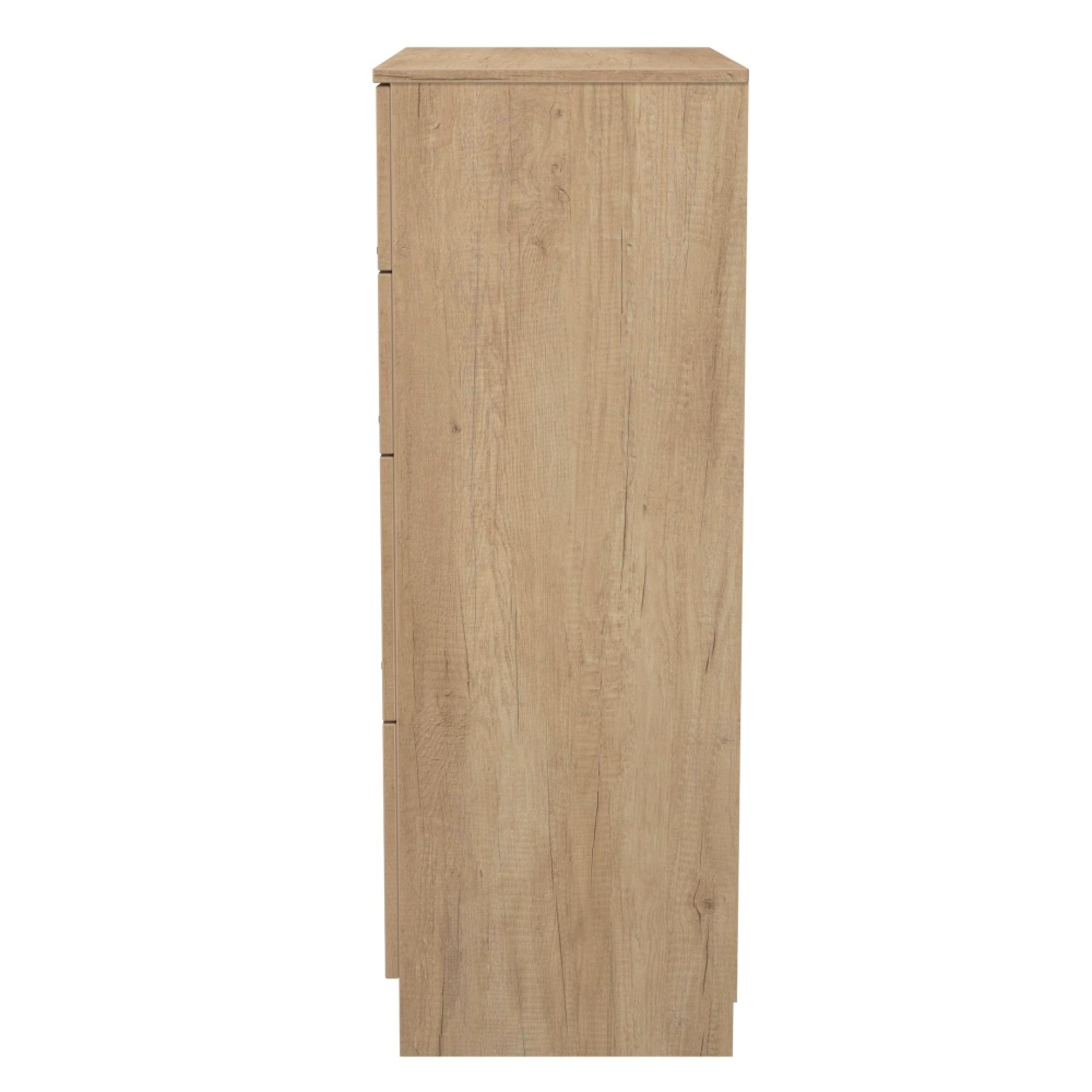 Java Fluted Chest - 4 Drawer - Deep - Natural and Nebraska