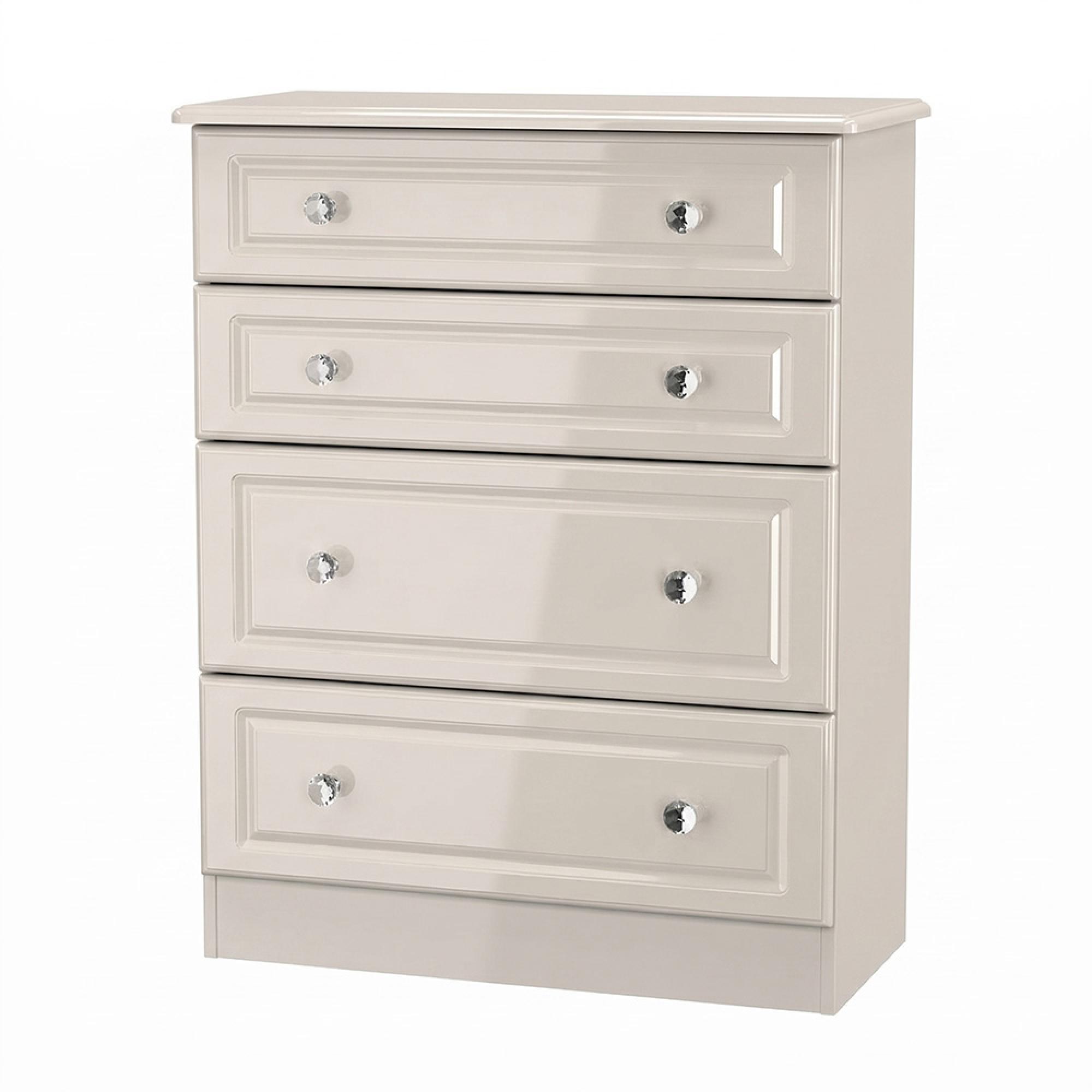 Balmoral Chest - 4 Drawer - Deep - Cashmere