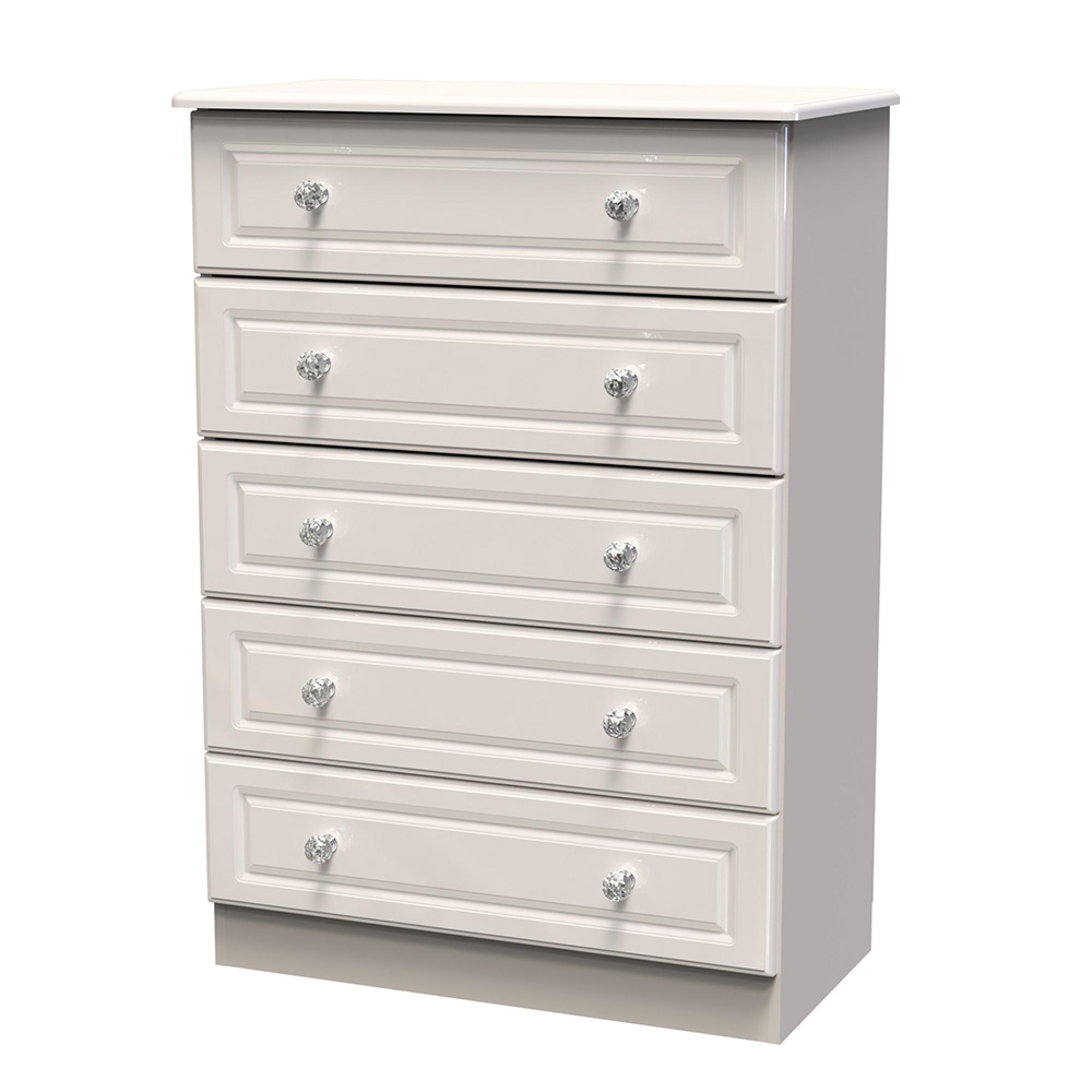 Balmoral Chest - 5 Drawer - Cashmere