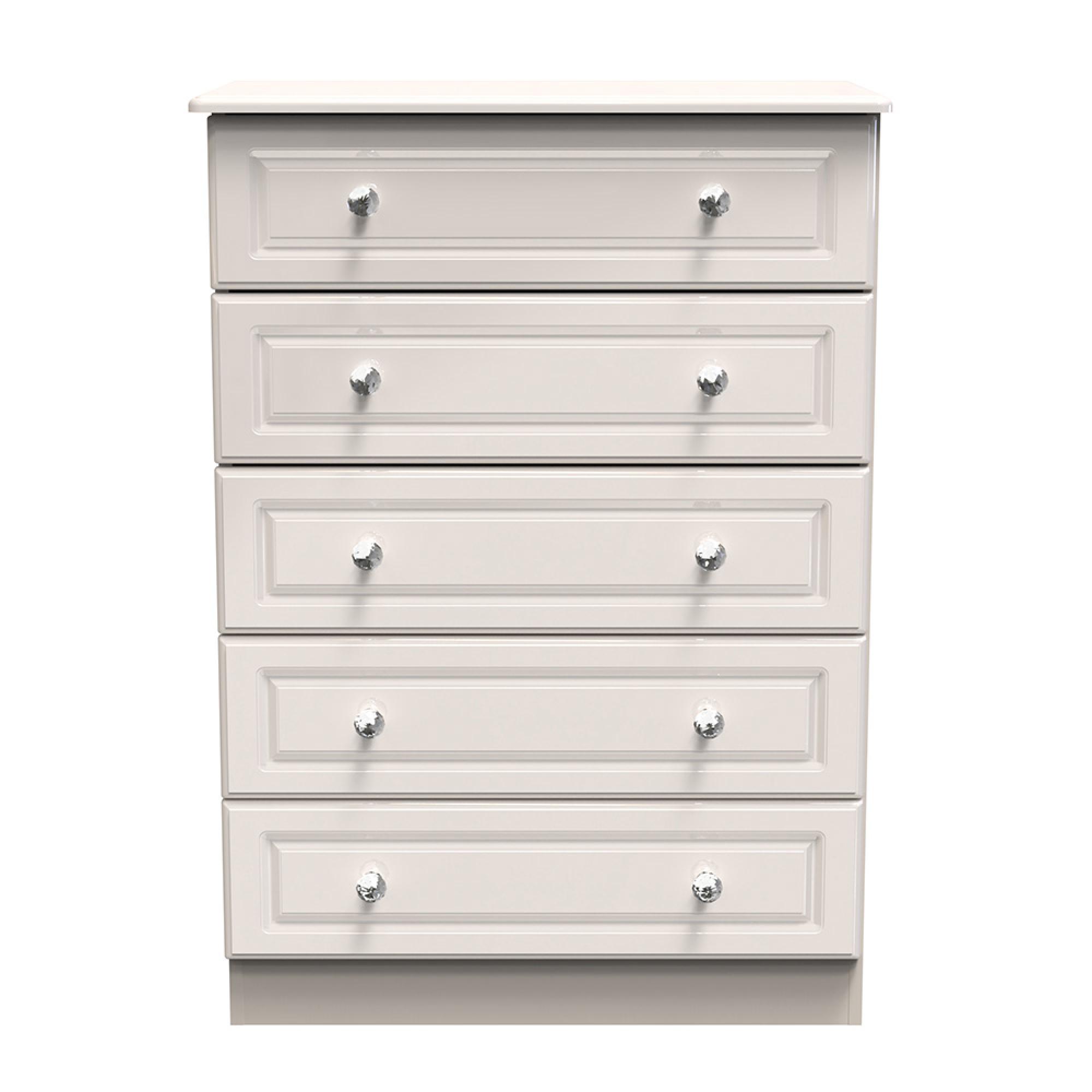Balmoral Chest - 5 Drawer - Cashmere