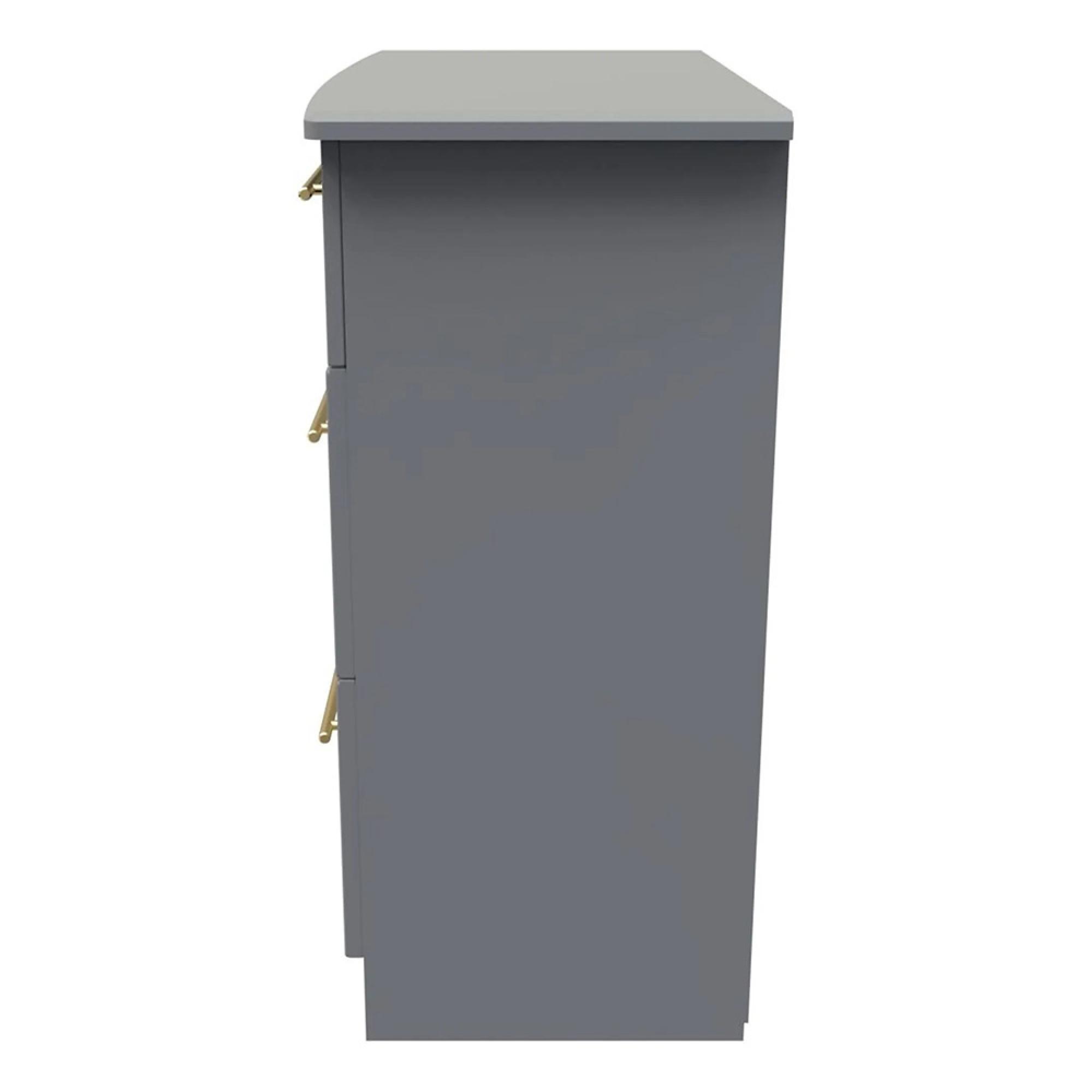 Haworth Chest - 3 Drawer - Small - Grey