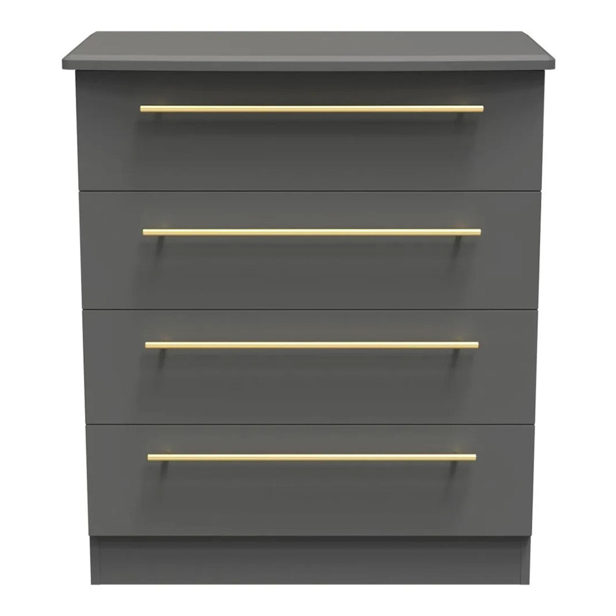 Haworth Chest - 4 Drawer - Grey
