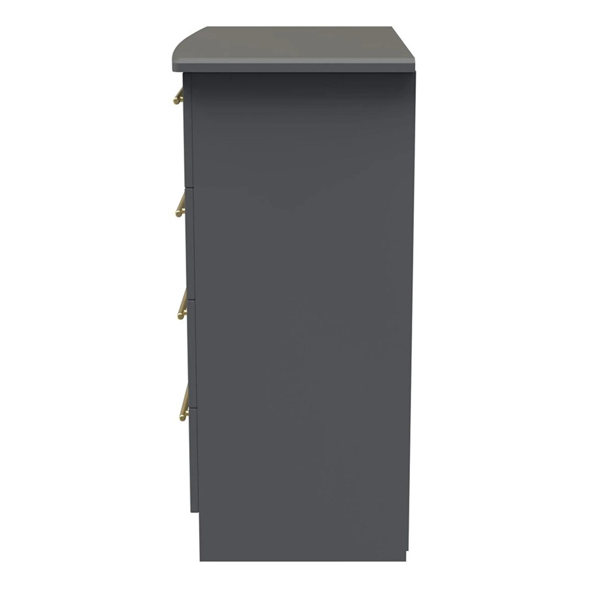 Haworth Chest - 4 Drawer - Grey