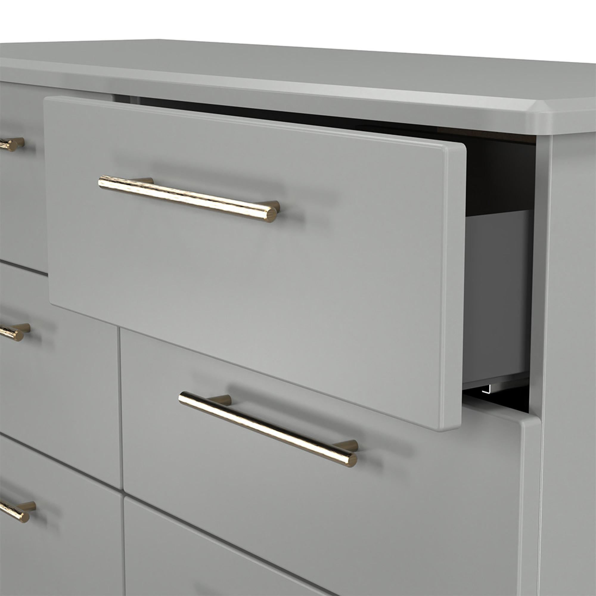Haworth Chest - 6 Drawer - Midi - Grey