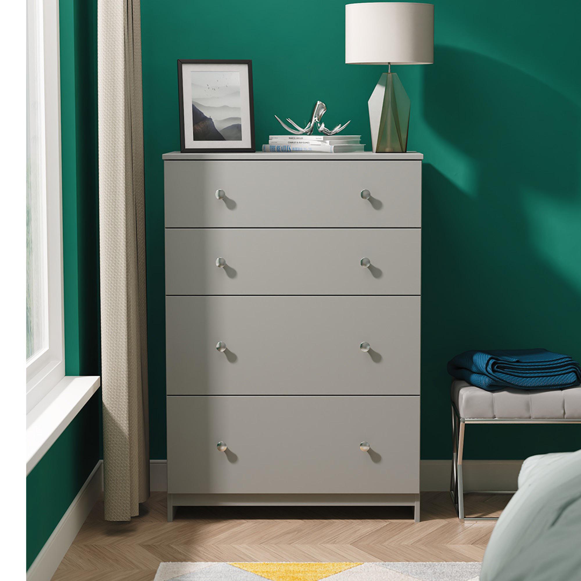 Yarmouth Chest - Deep - 4 Drawer - Dusk Grey