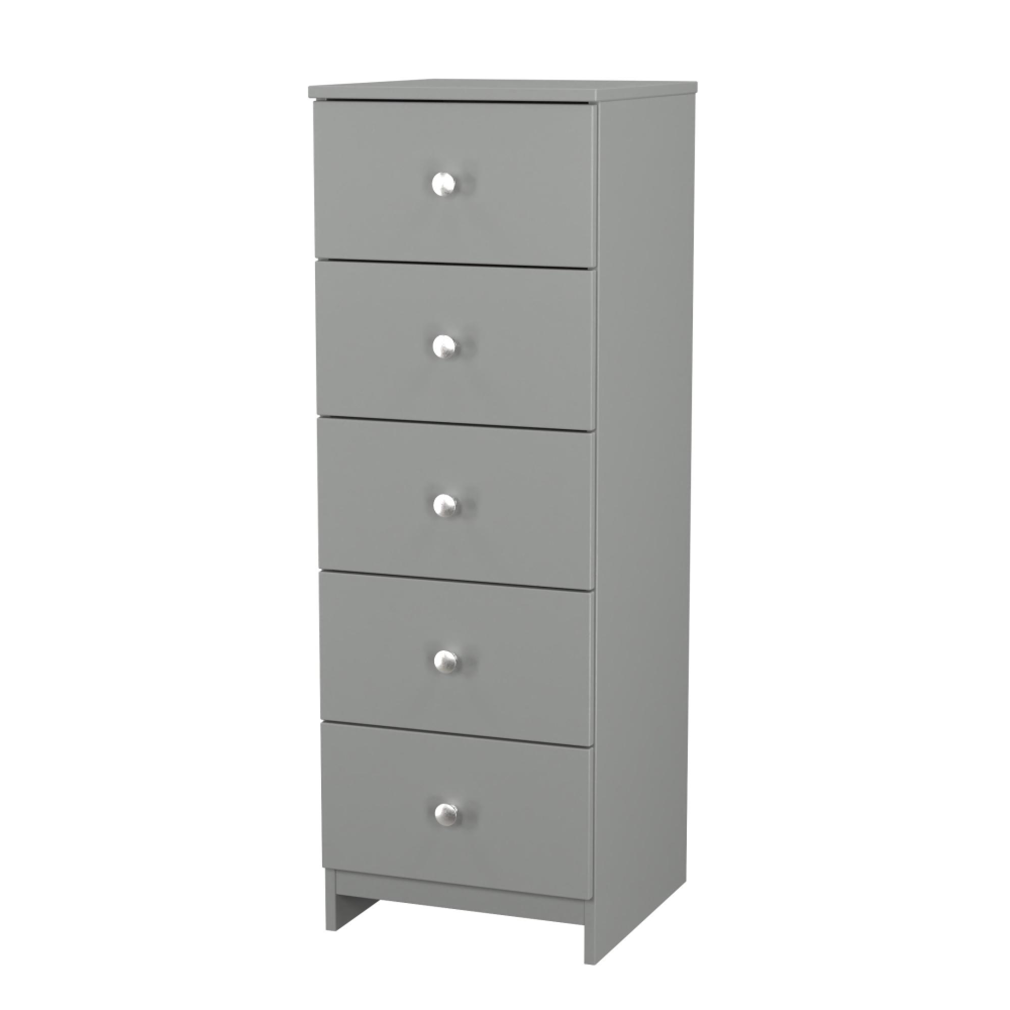 Yarmouth Chest - 5 Drawer - Narrow - Dusk Grey