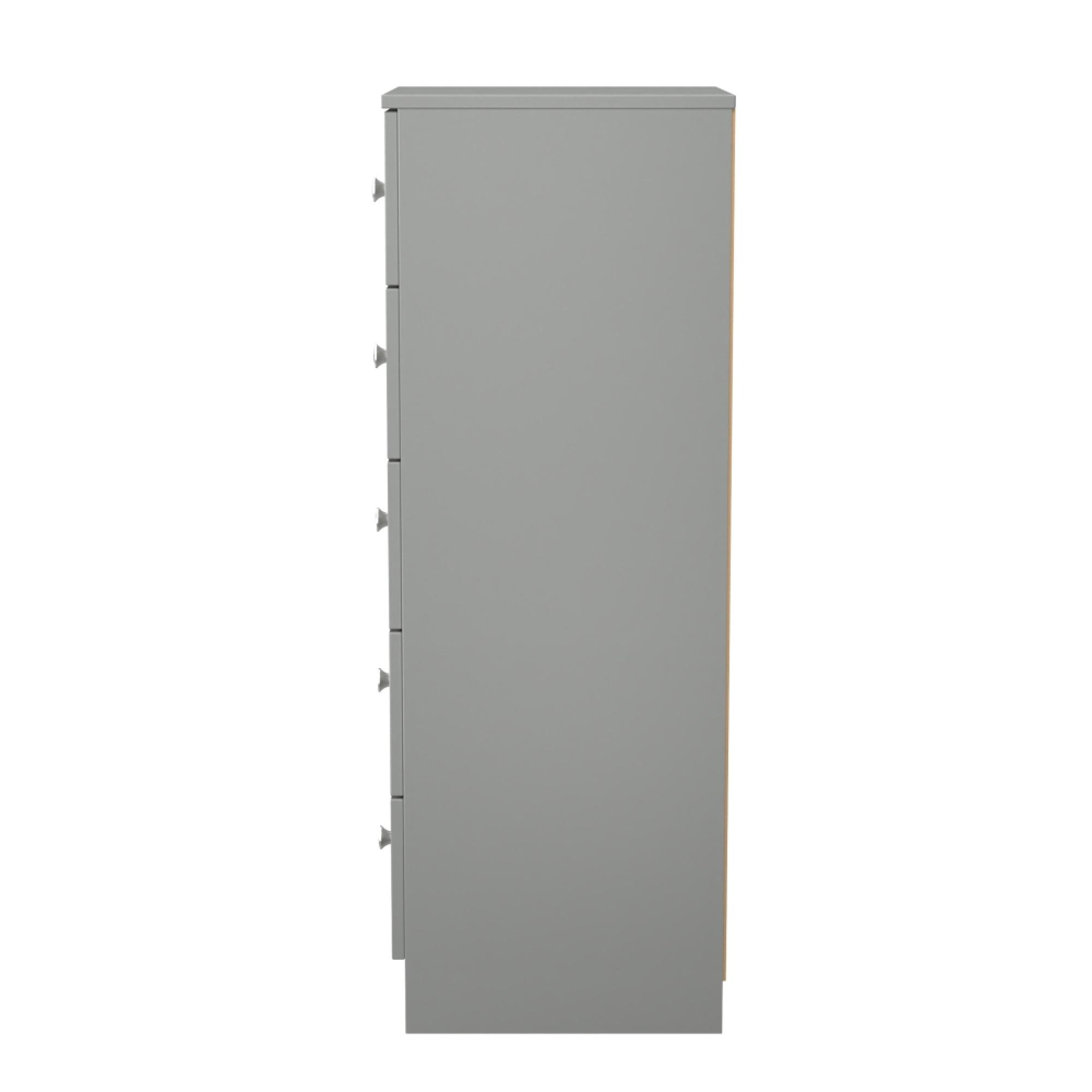 Yarmouth Chest - 5 Drawer - Narrow - Dusk Grey