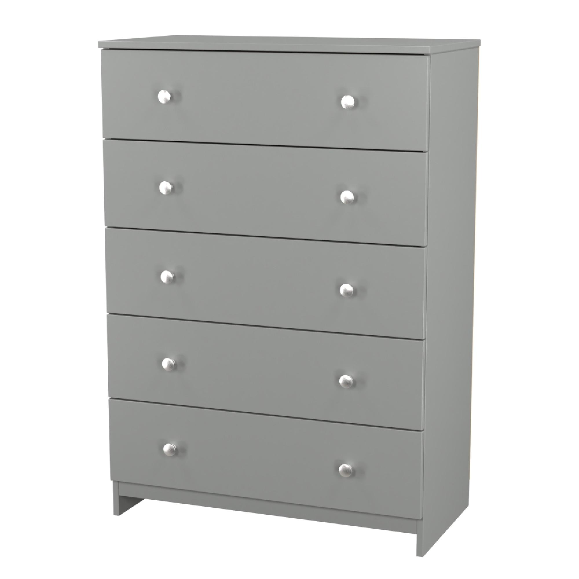 Yarmouth Chest - 5 Drawer - Wide - Dusk Grey