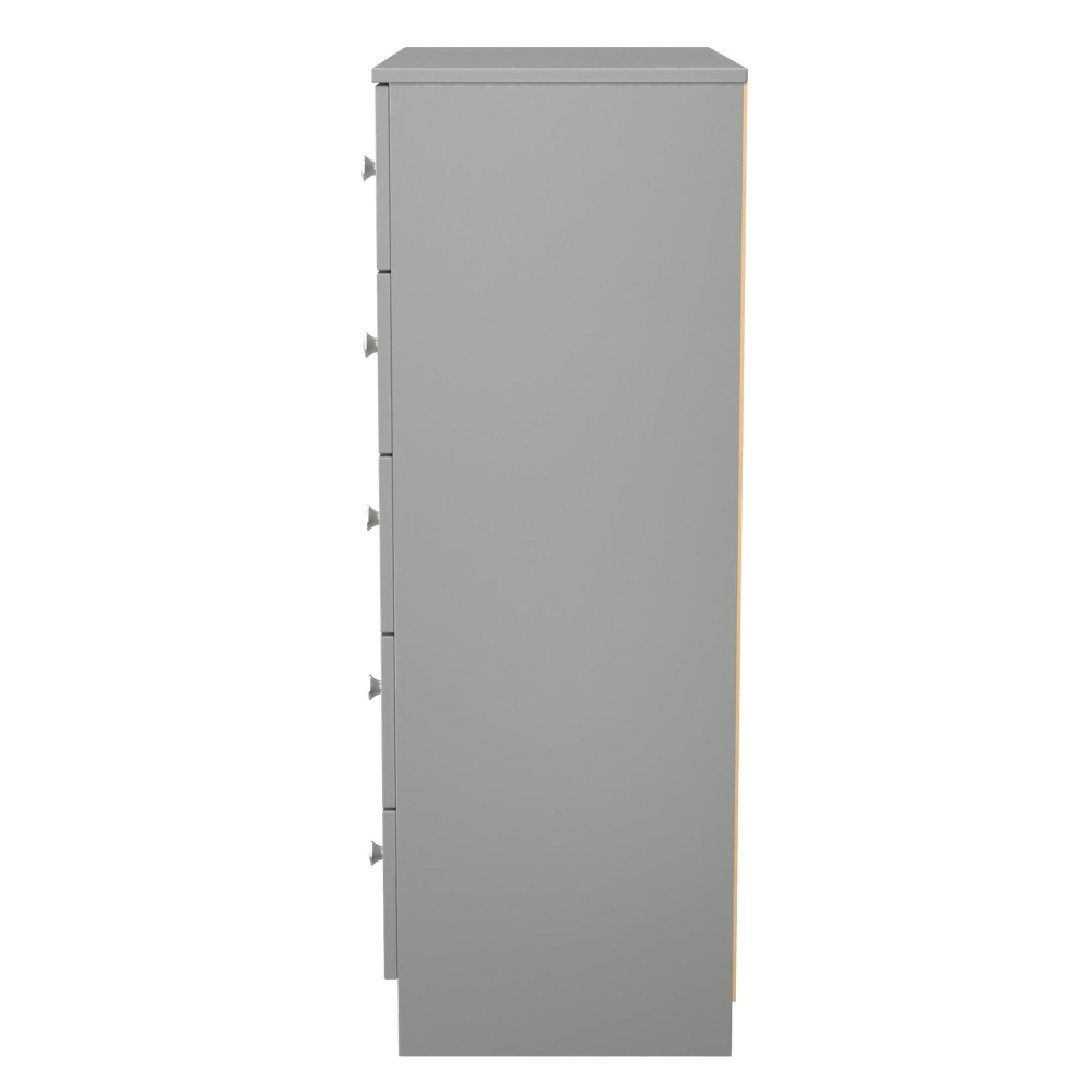 Yarmouth Chest - 5 Drawer - Wide - Dusk Grey
