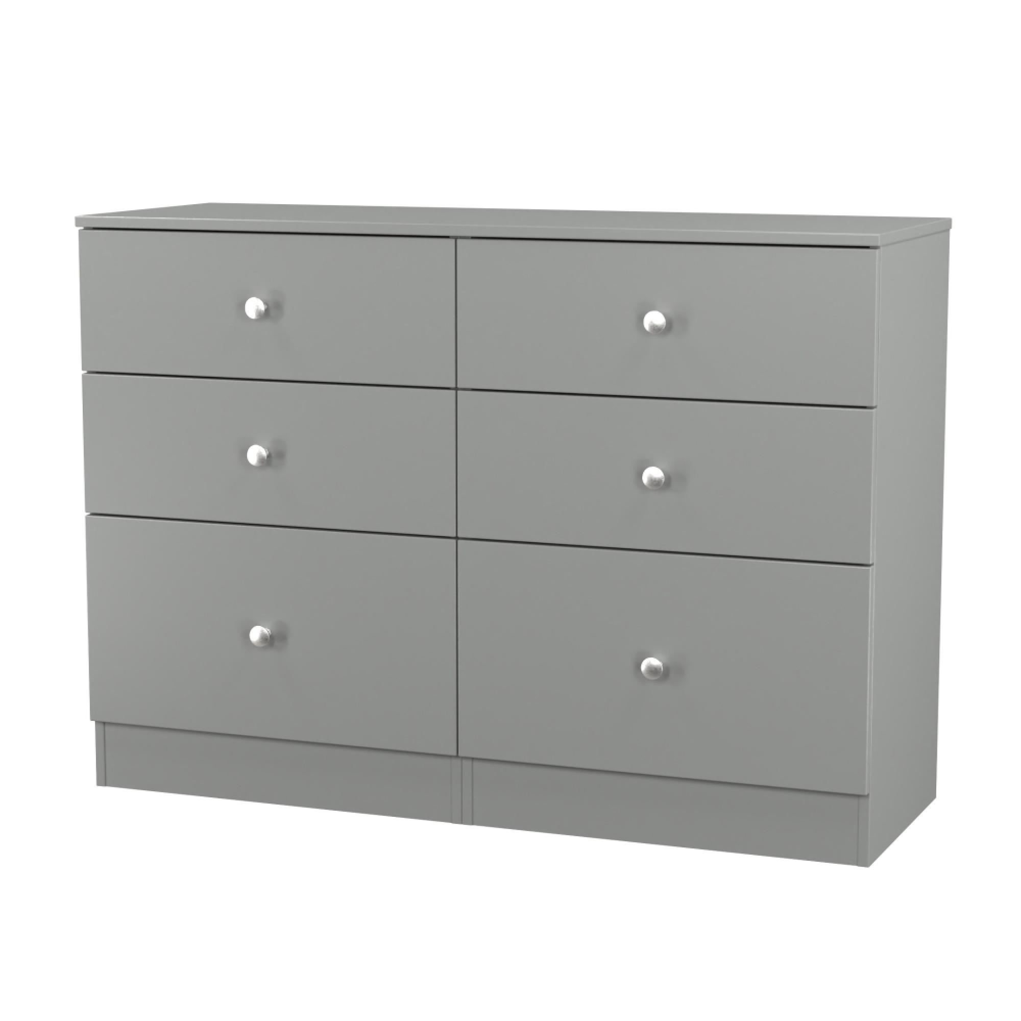 Yarmouth Chest - 6 Drawer - Midi - Dusk Grey