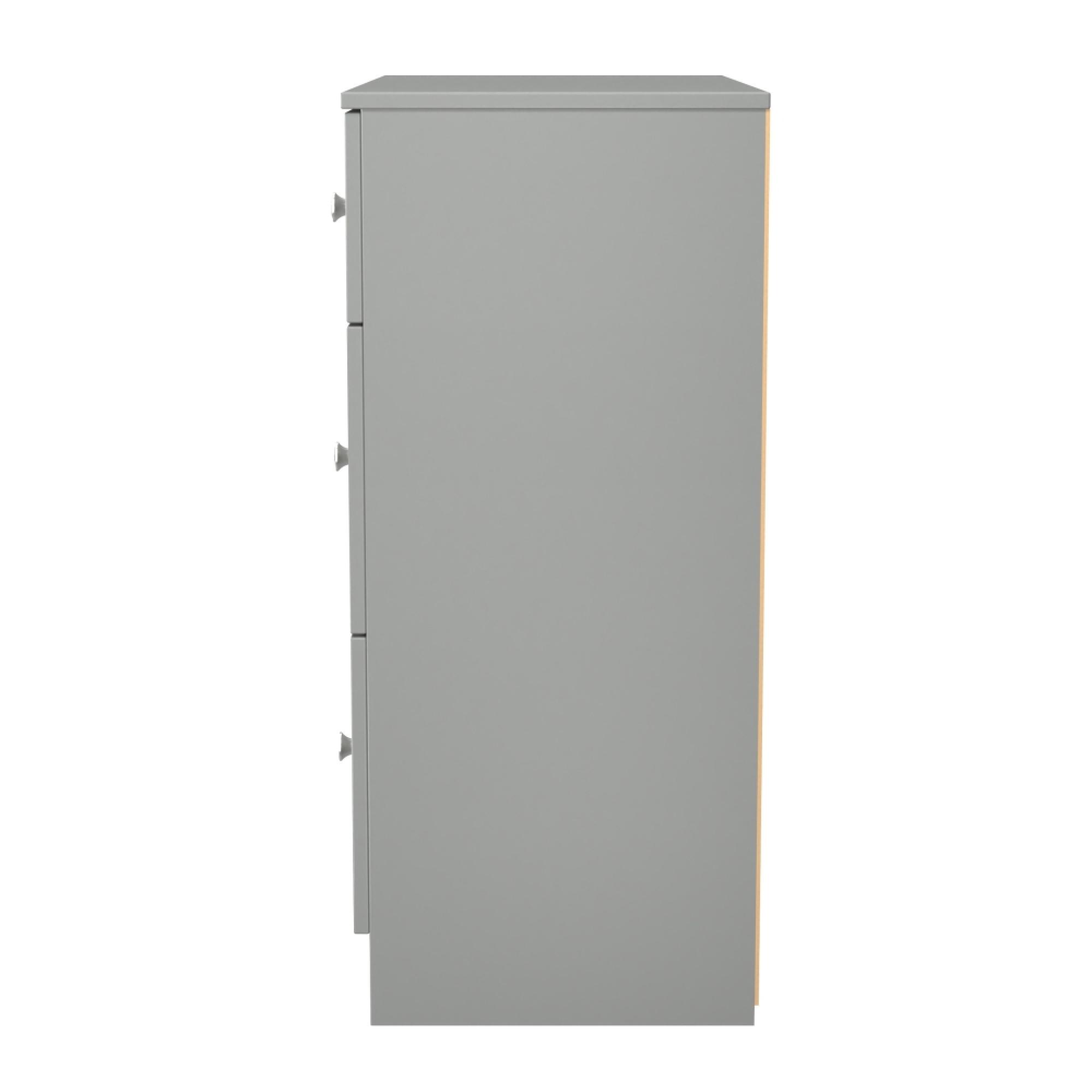 Yarmouth Chest - Deep - 3 Drawer - Dusk Grey