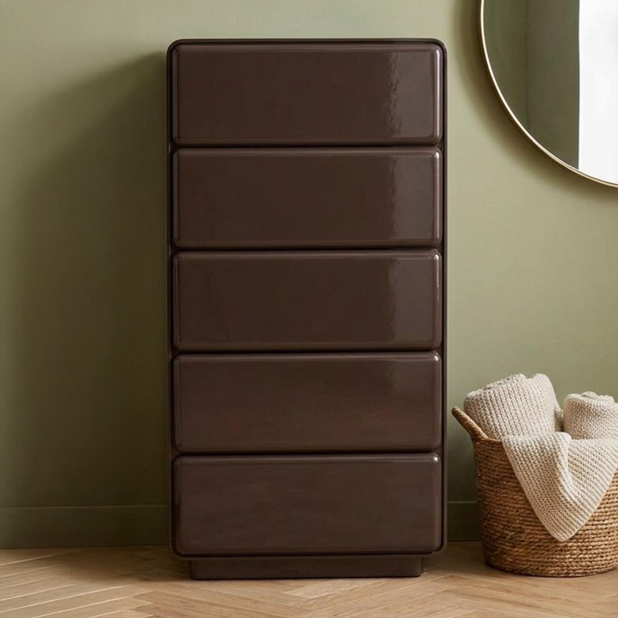 Lizzie Chest - 5 Drawer - Chestnut