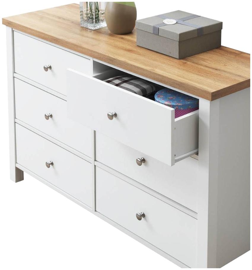 Arthur White 6 Drawer Wide Chest
