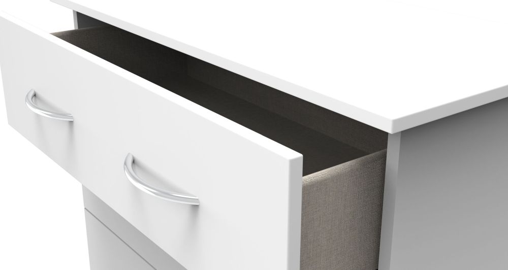 Avon Chest - 5 Drawer - White