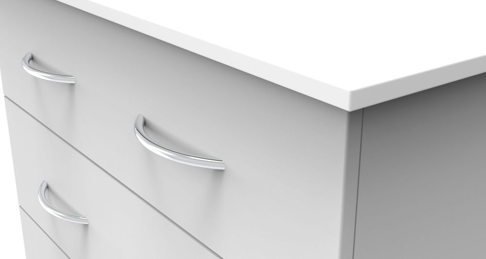 Avon Chest - 5 Drawer - White