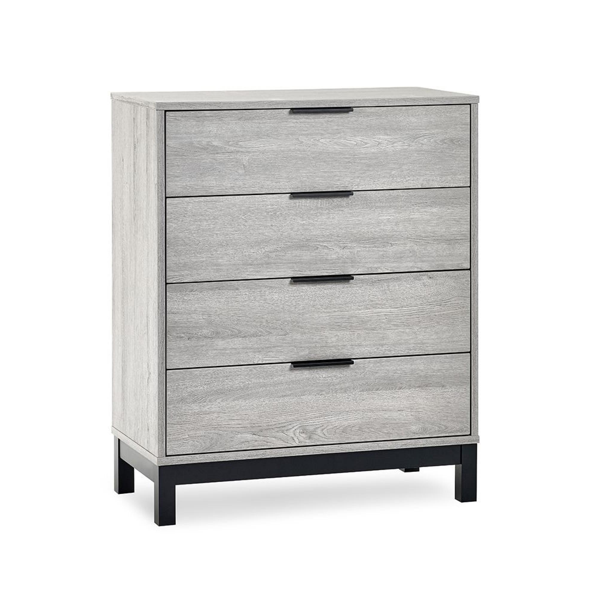 Bali Grey Oak Chest of Drawers - 4 Drawer