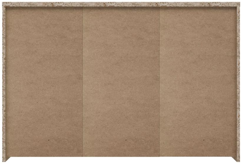 Best Oak and White 2 Drawer 5 Door Wide Chest