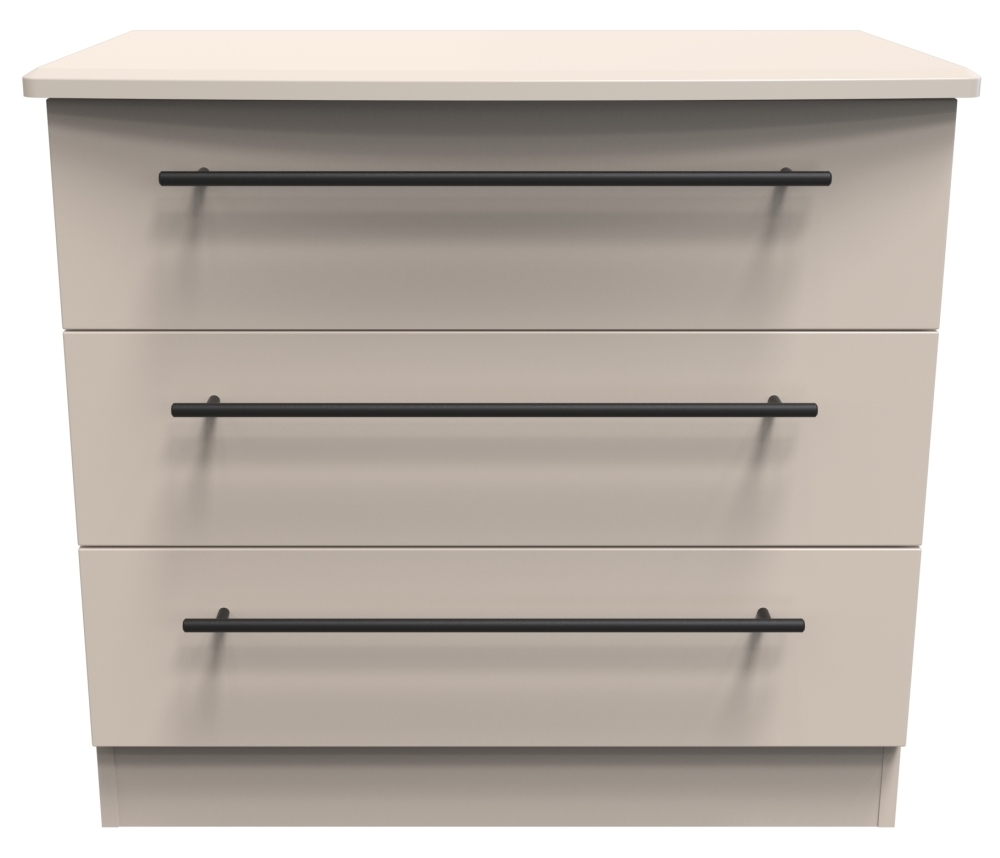 Beverley Cashmere 3 Drawer Small Chest