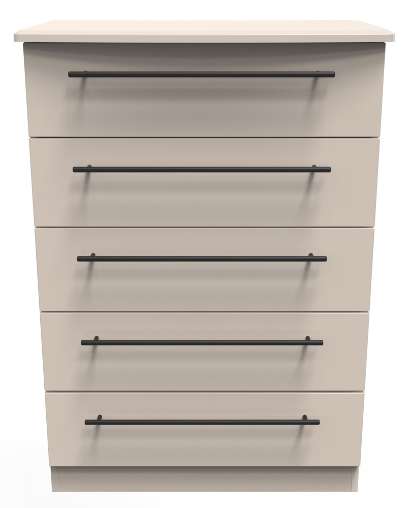 Beverley Cashmere 5 Drawer Chest