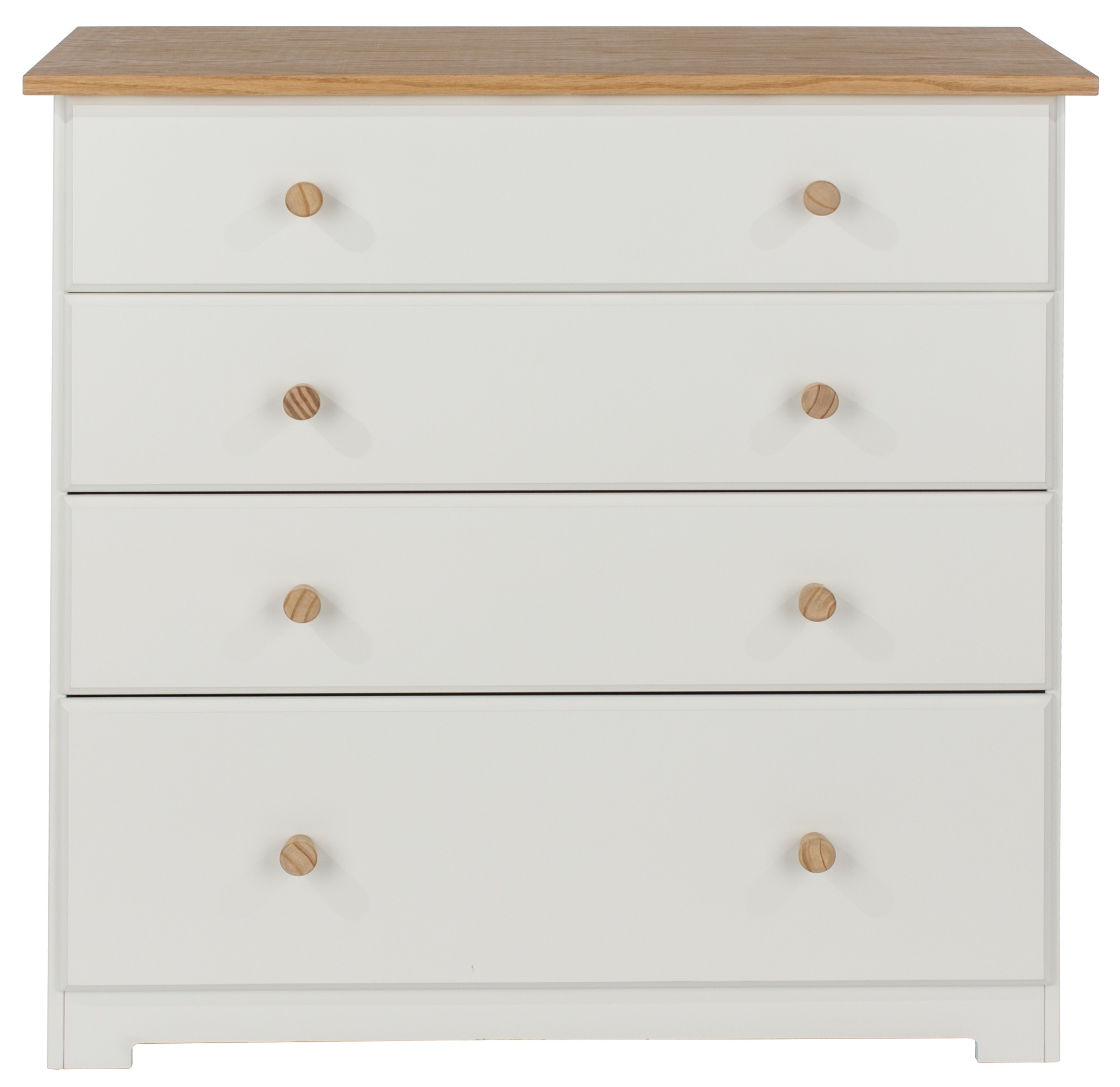 Colorado White 4 Drawer Chest