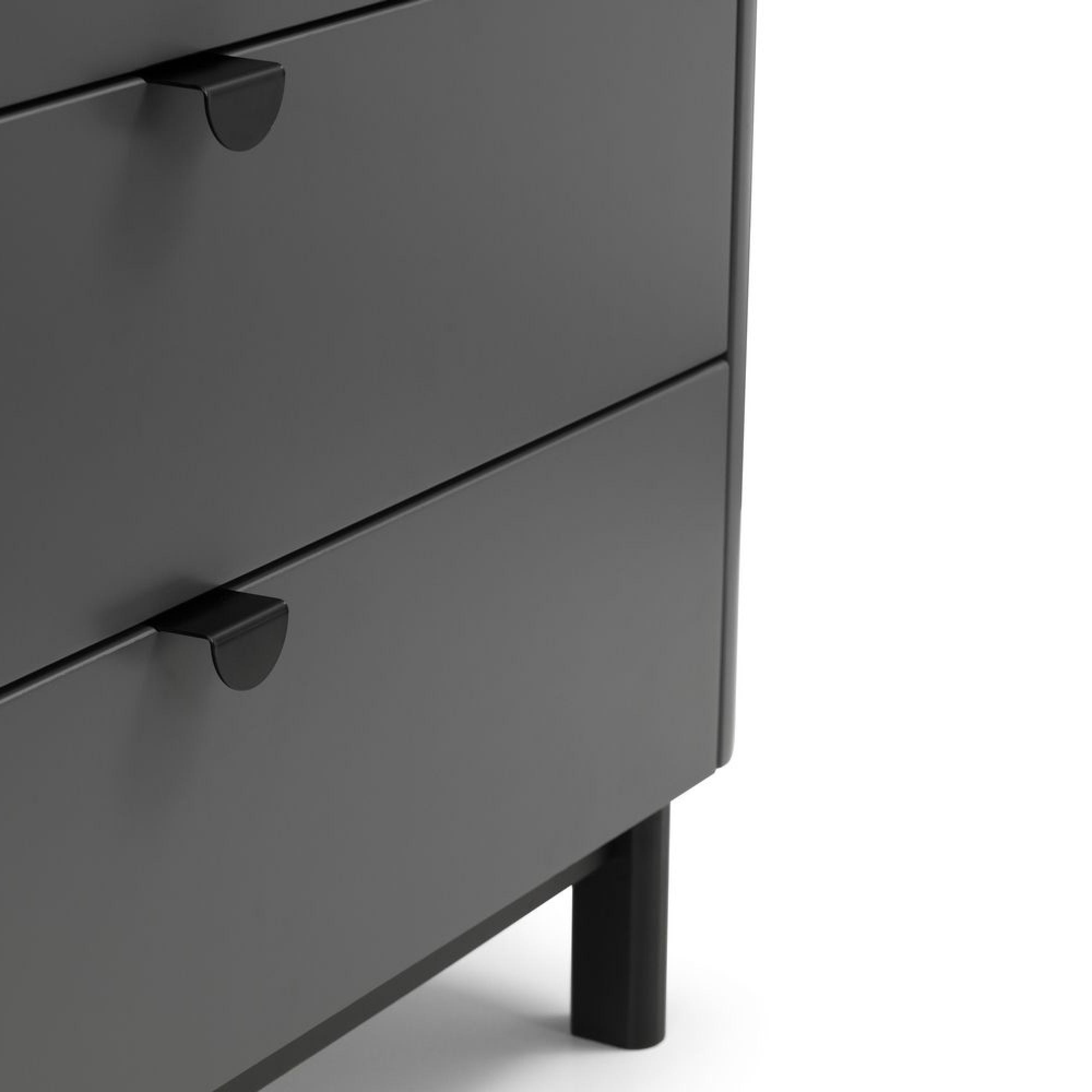 Chloe Chest of Drawers - 4 Drawer - Grey