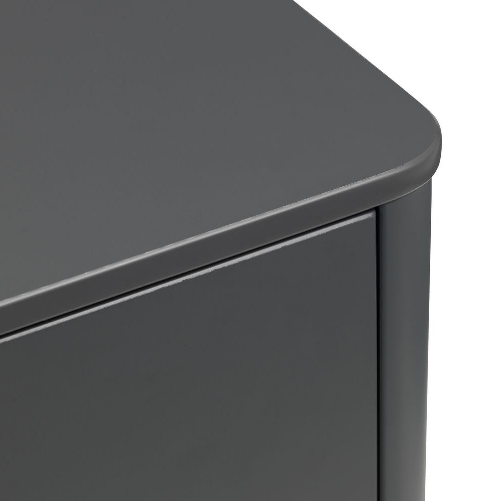 Chloe Chest of Drawers - 6 Drawer - Wide - Grey