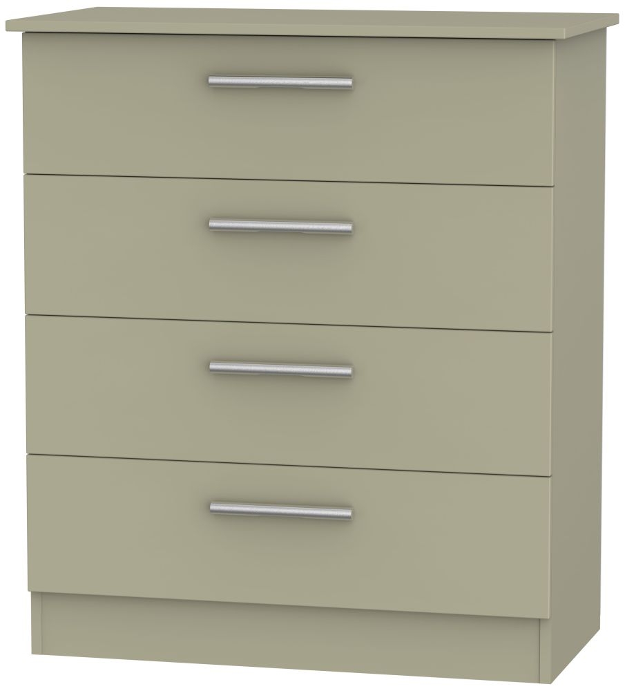 Contrast Mushroom 4 Drawer Chest