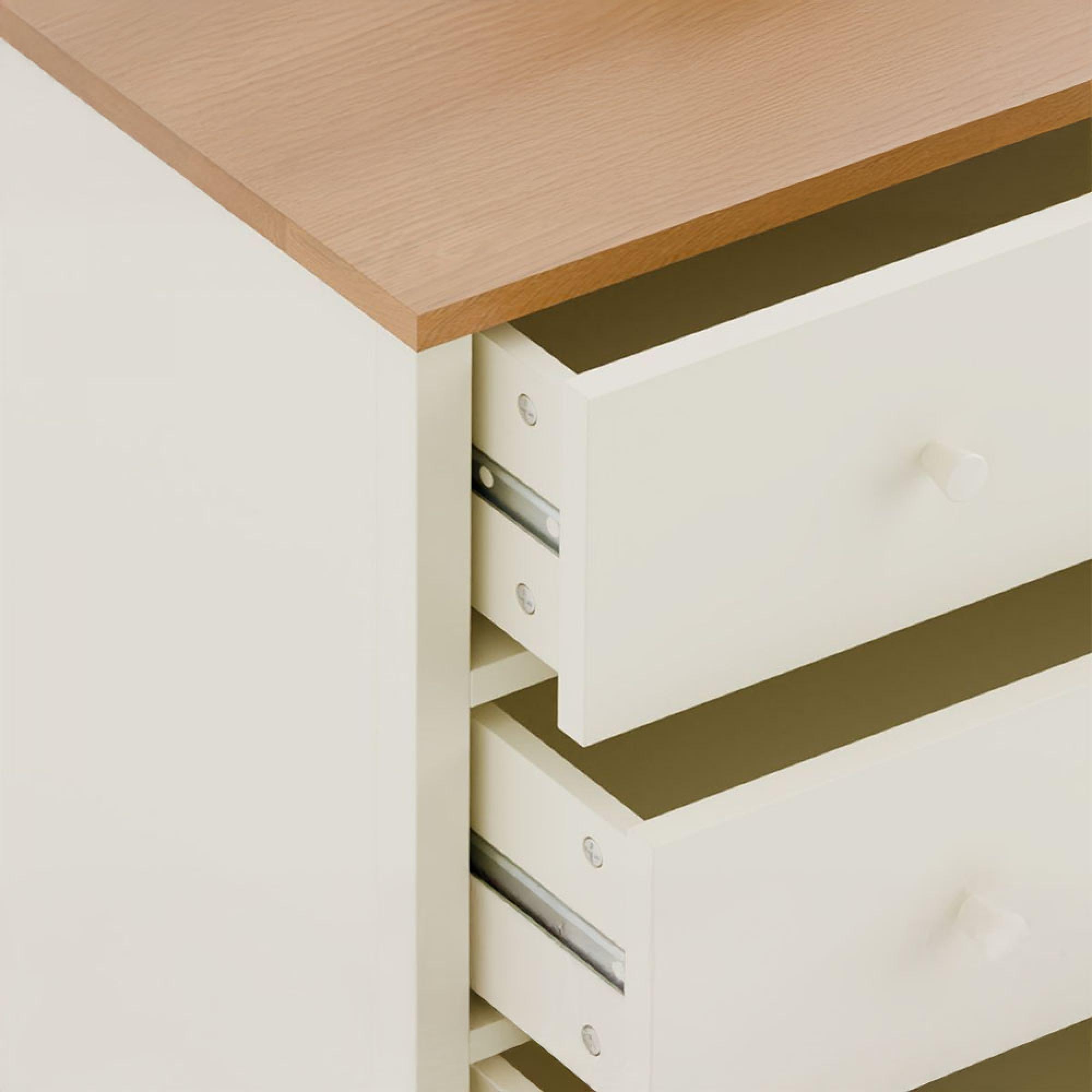 Coxmoor Chest of Drawers - 3 Drawer - Ivory