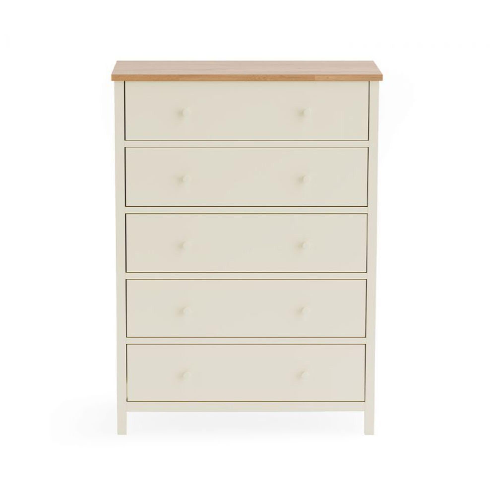 Coxmoor Chest of Drawers - 5 Drawer - Ivory