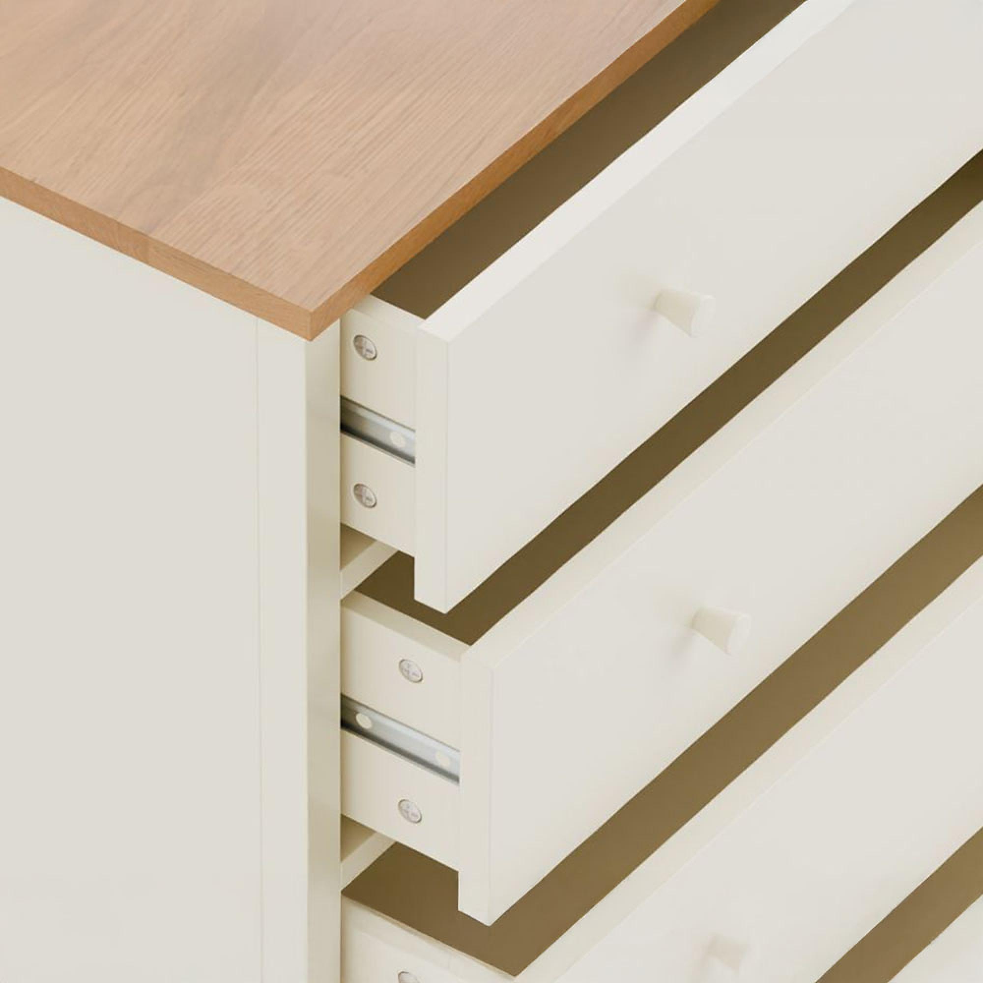 Coxmoor Chest of Drawers - 5 Drawer - Ivory