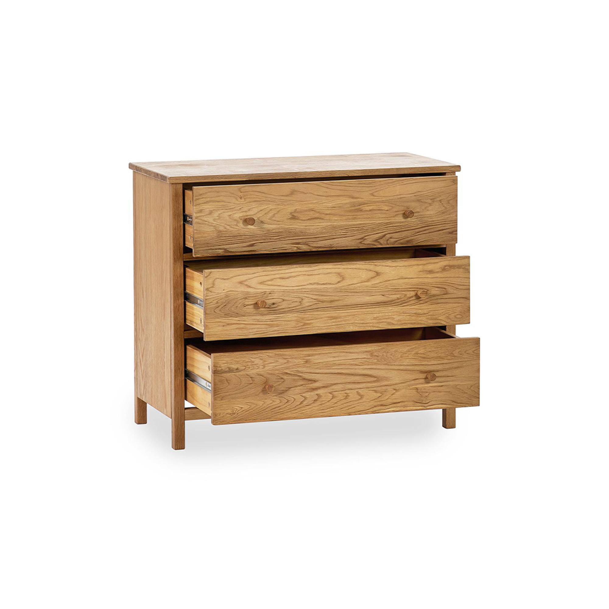 Coxmoor Chest of Drawers - 3 Drawer - Oak