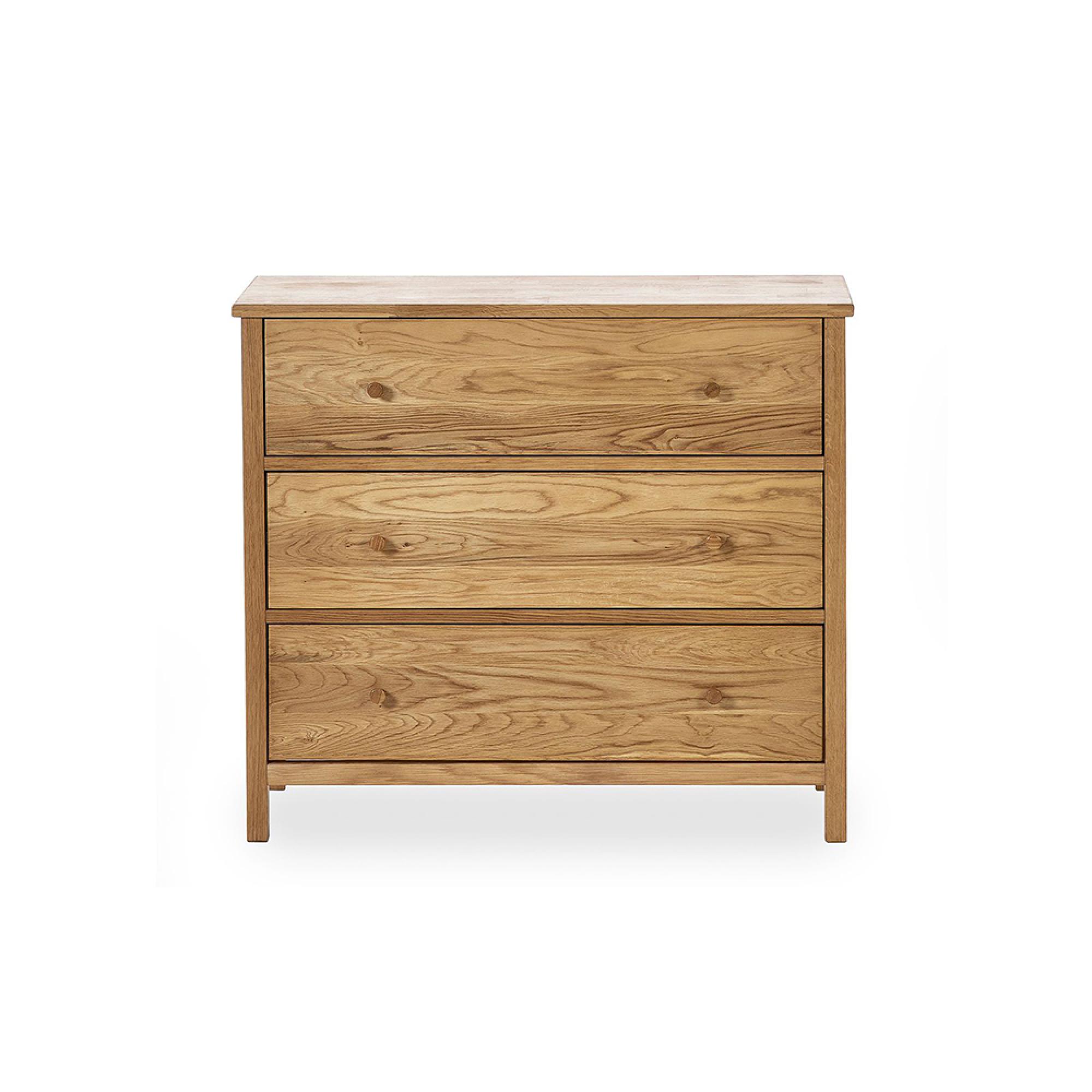 Coxmoor Chest of Drawers - 3 Drawer - Oak