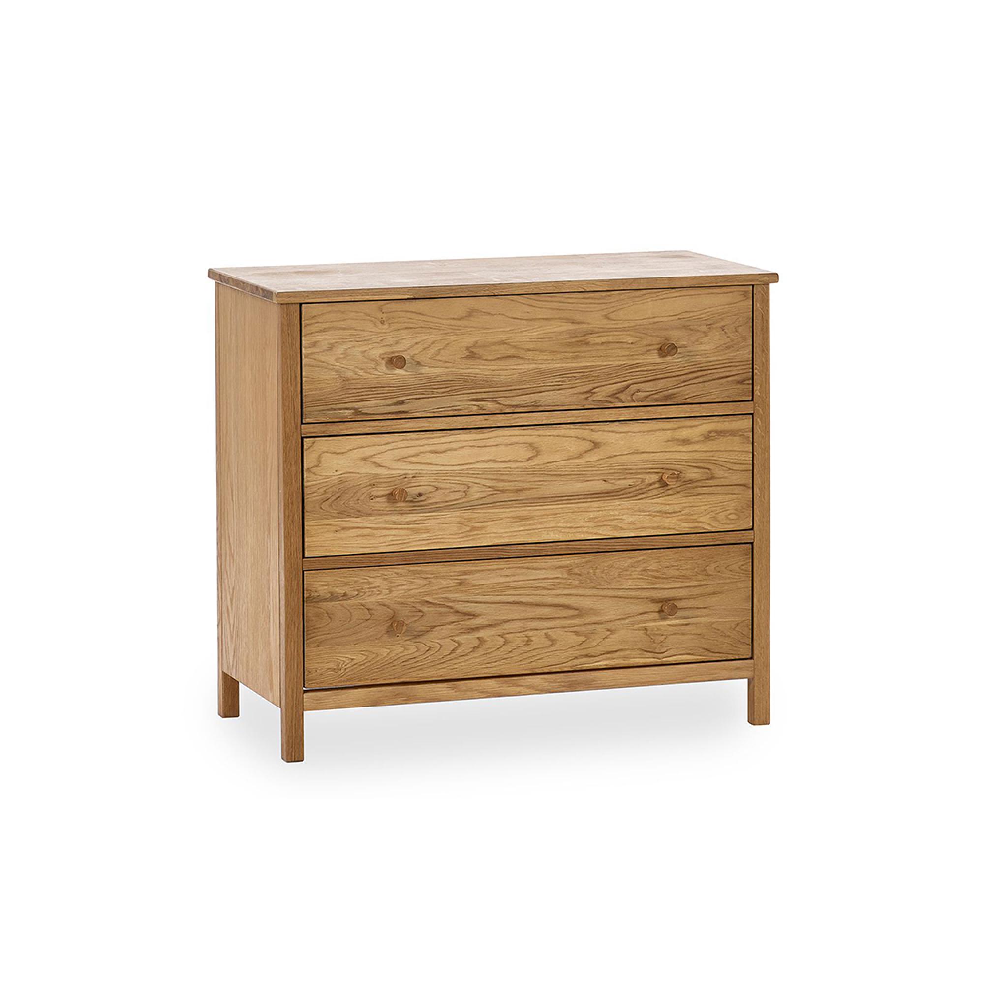 Coxmoor Chest of Drawers - 3 Drawer - Oak