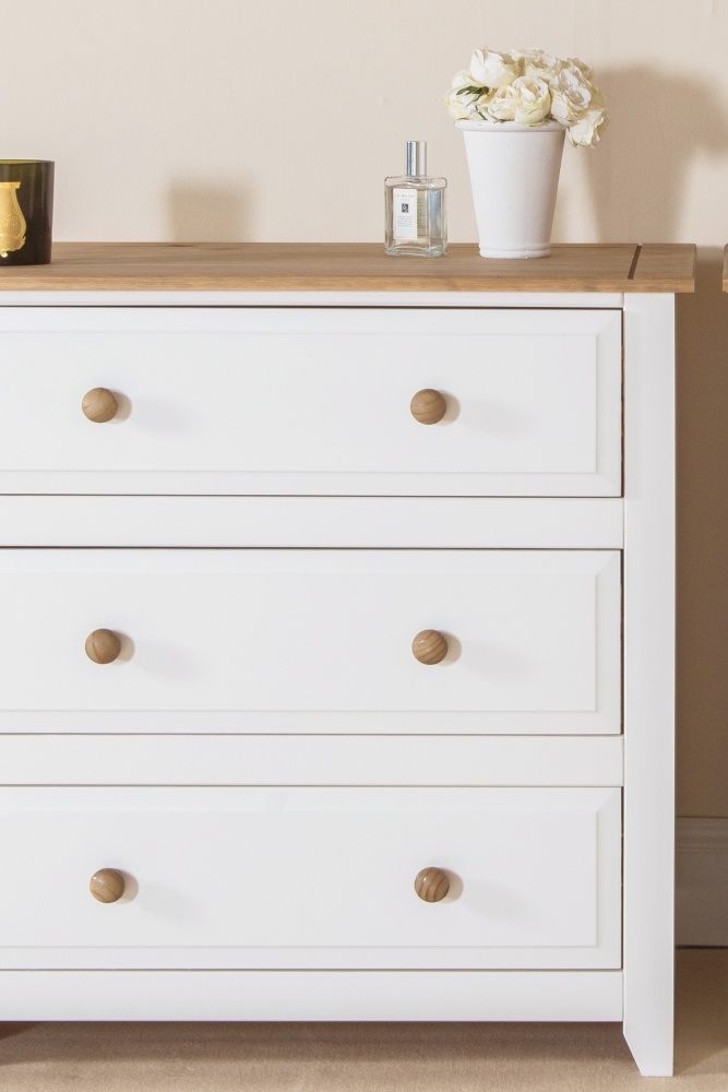 Capri Chest - 3 Drawer - White