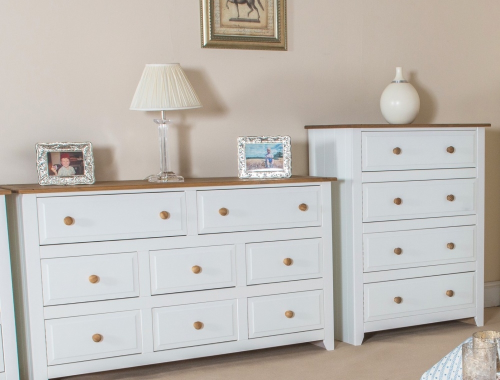 Capri Chest - 4 Drawer - White