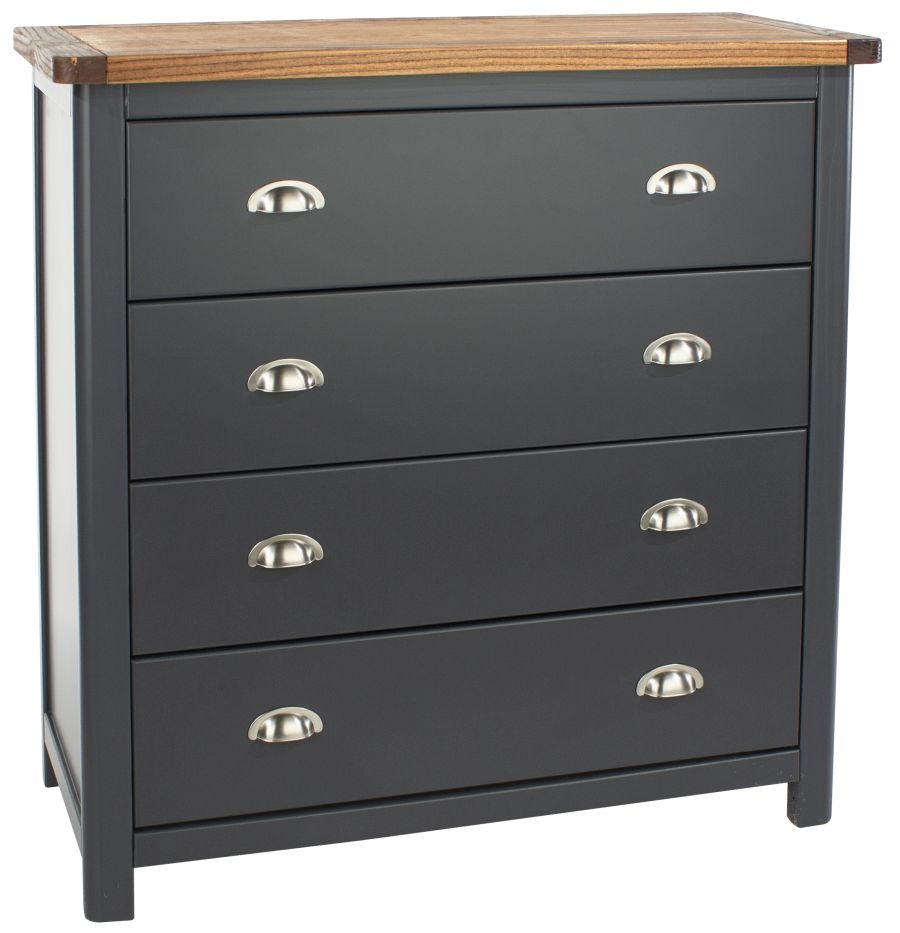 Dunkeld Chest - 4 Drawer - Blue