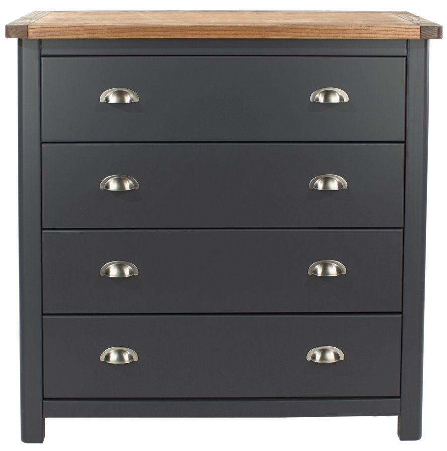 Dunkeld Blue 4 Drawer Chest
