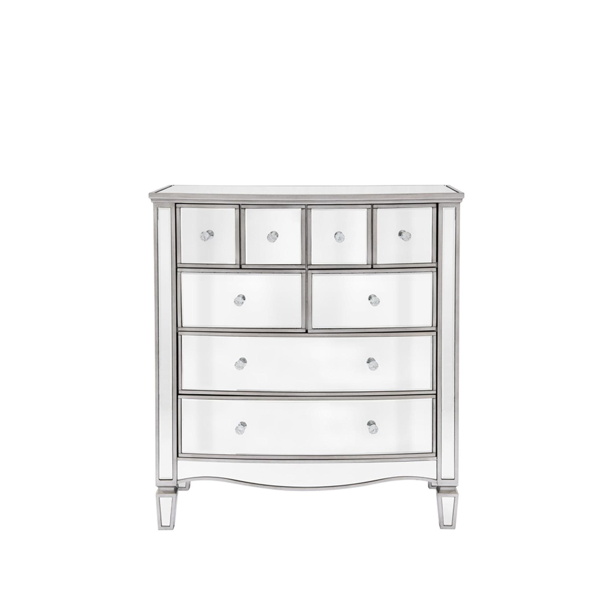 Elysee Chest - Multi Drawer - Mirrored