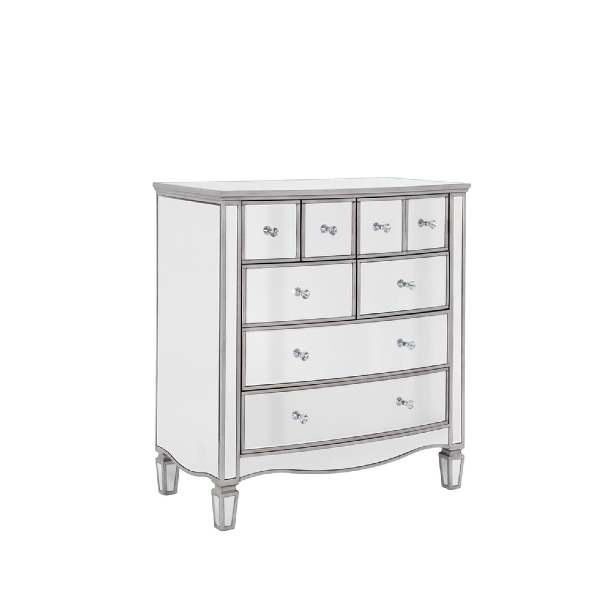 Elysee Chest - Multi Drawer - Mirrored