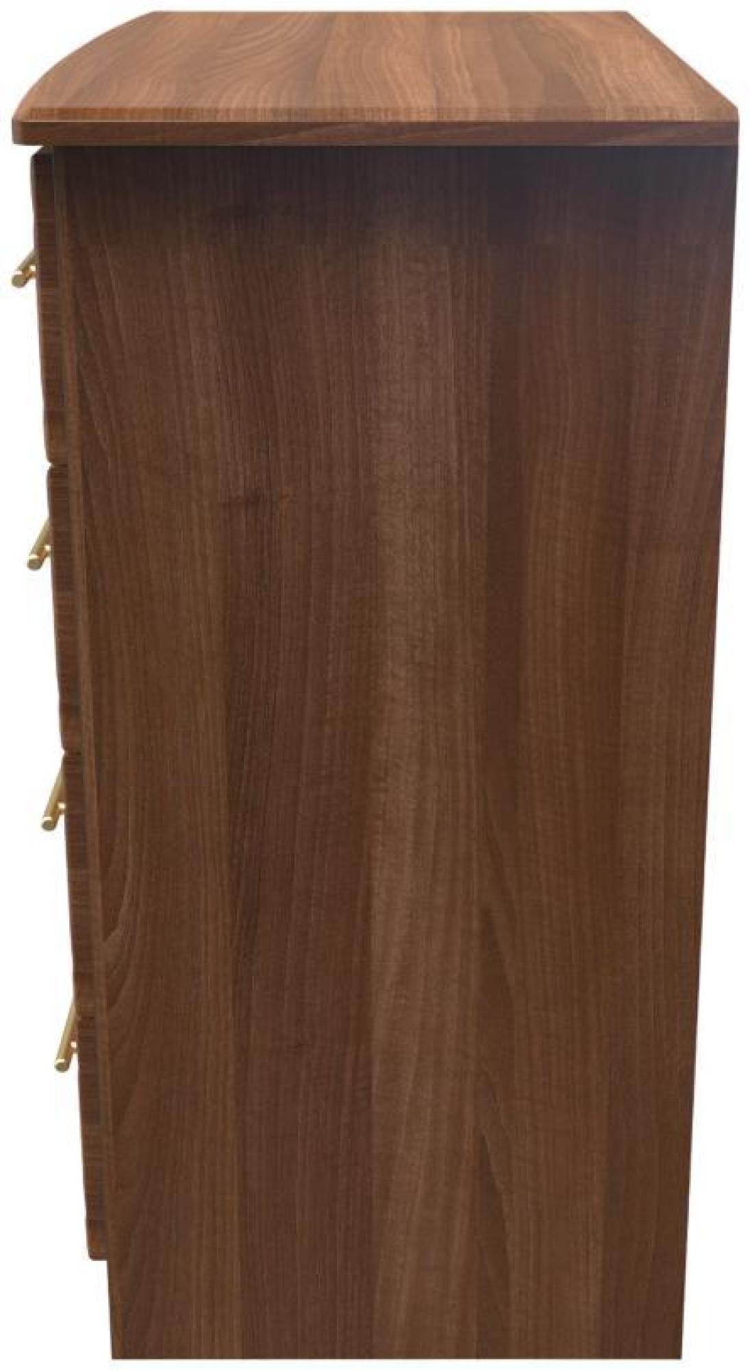 Faye Chest - 4 Drawer - Walnut