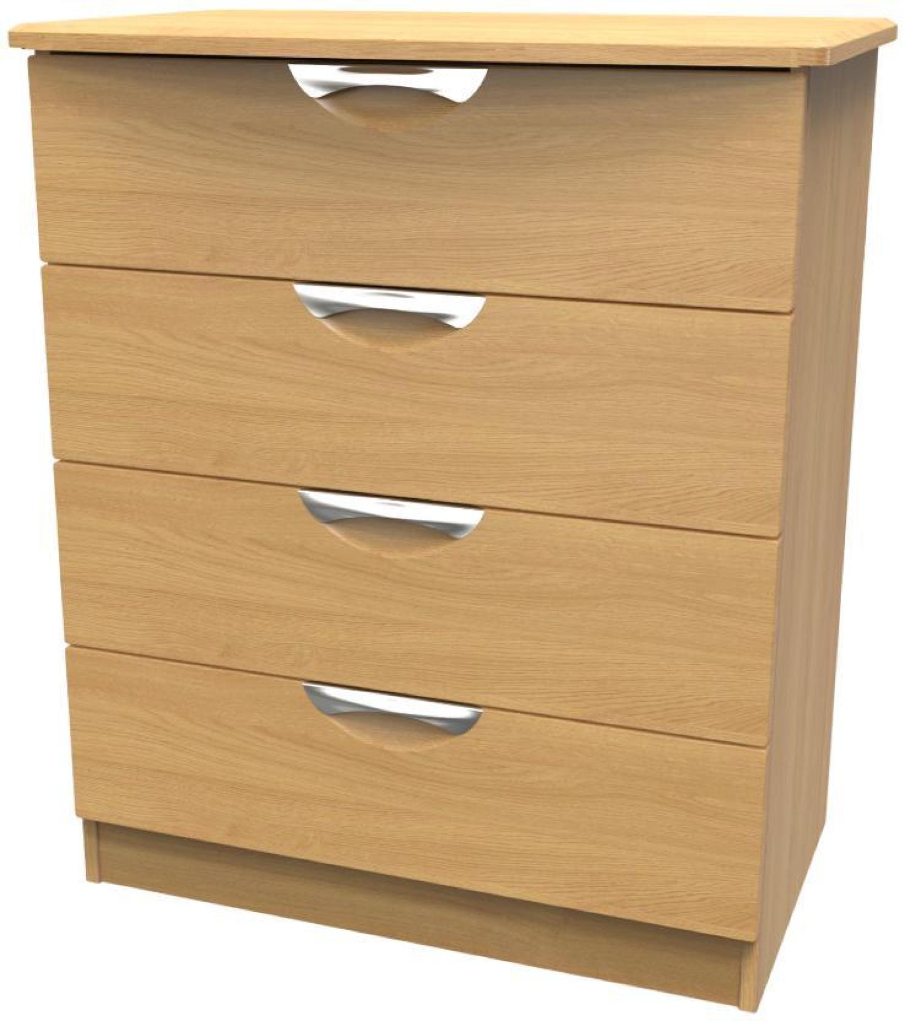 Flora Chest - 4 Drawer - Oak