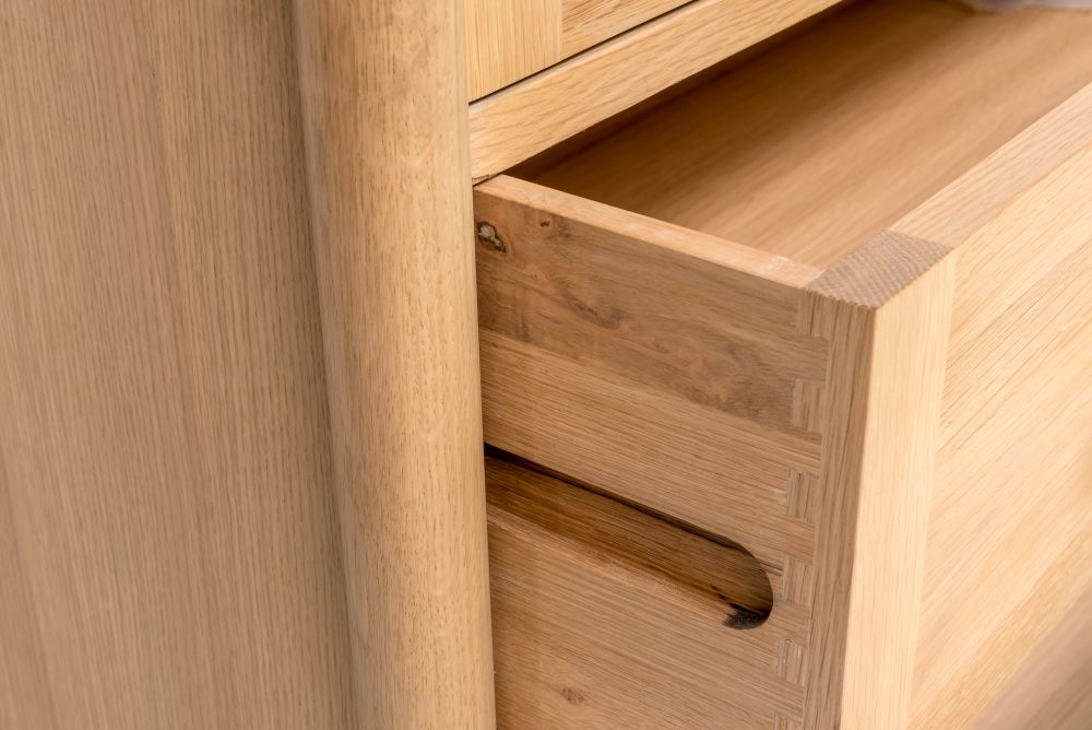 Grace Natural Oak 3 Over 3 Drawer Chest