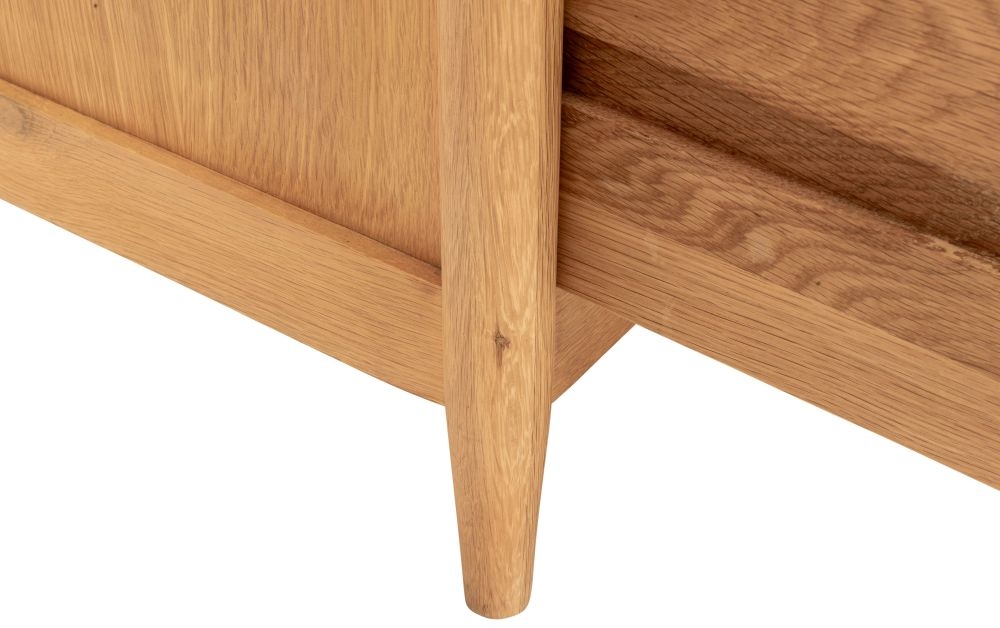 Grace Natural Oak 3 Over 4 Drawer Wide Chest