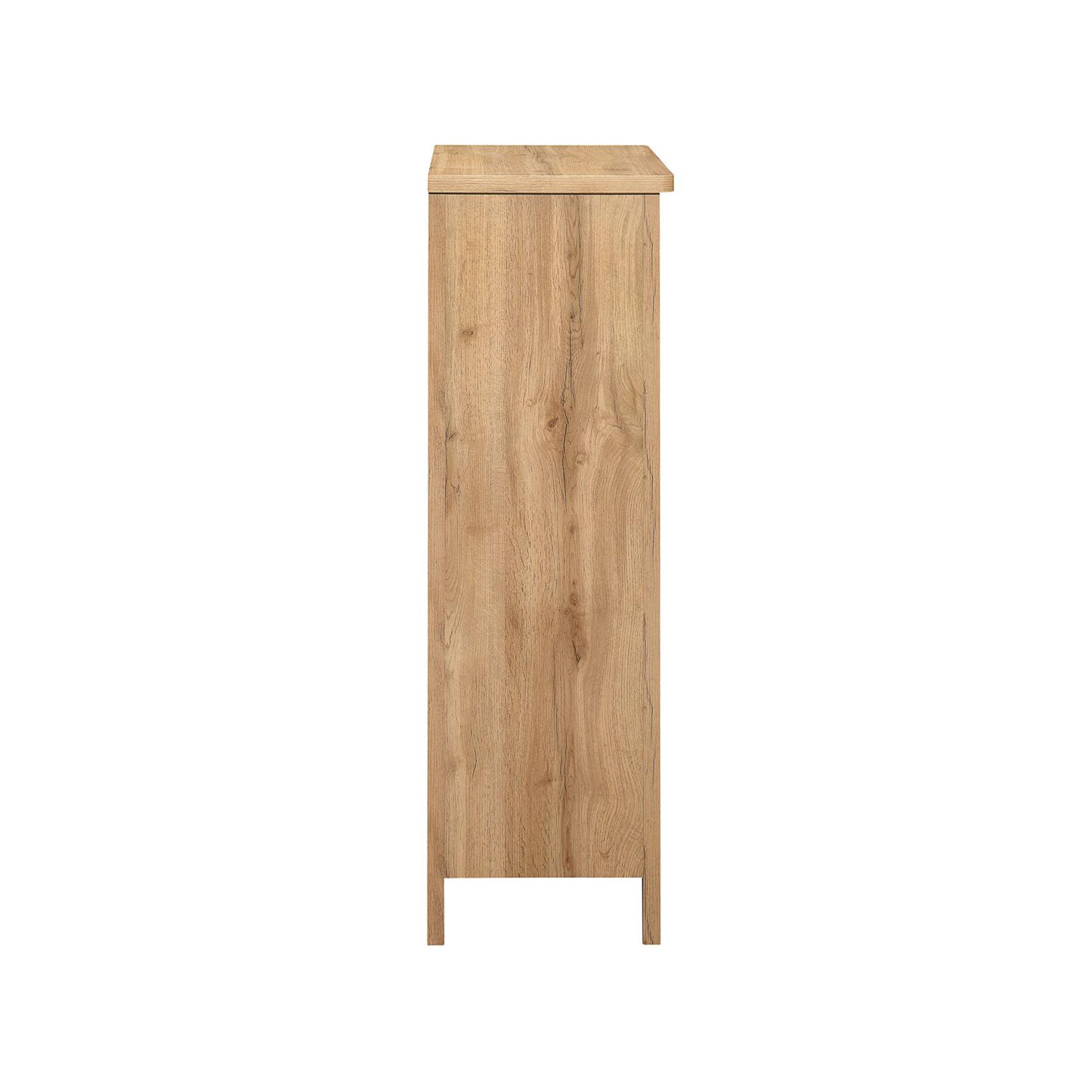 Hampstead Tall Chest - 5 Drawer - Rustic Oak 