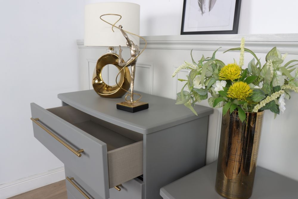 Haworth Chest - 4 Drawer - Grey