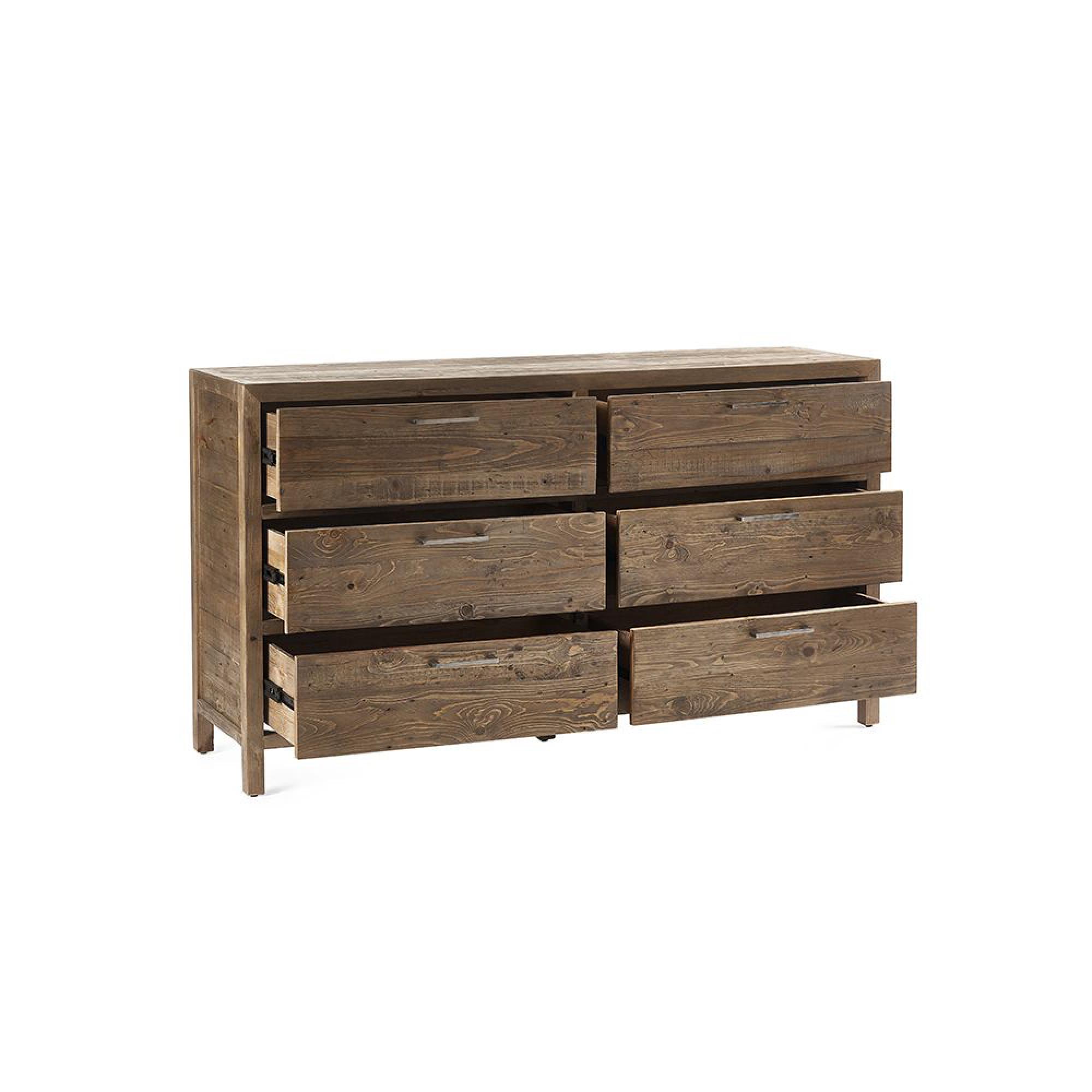Heritage Chest of Drawers - 6 Drawer - Wide - Reclaimed Pine